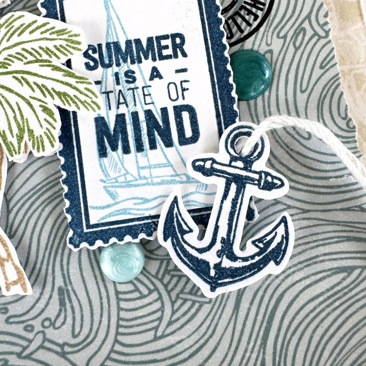 Where The Sea Dreams "Summer State Of Mind" Stamp Set - July 2025
