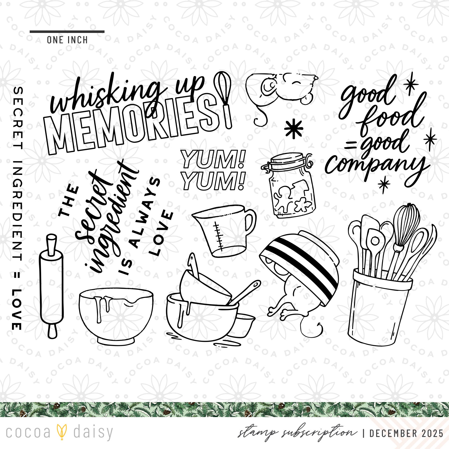 Snow Day Society "Secret Ingredient" Stamp Set - December 2025