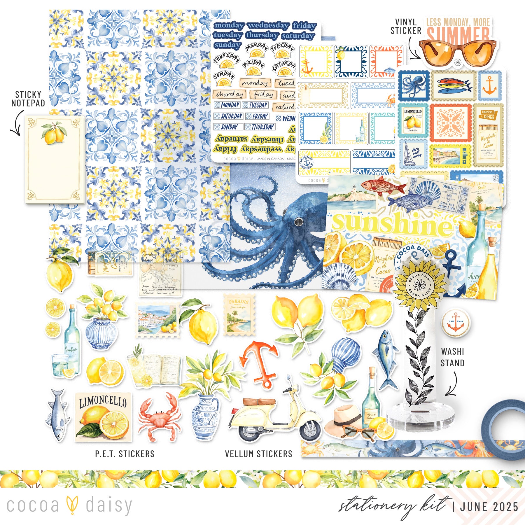 Mediterranean Muse Stationery Kit - June 2025