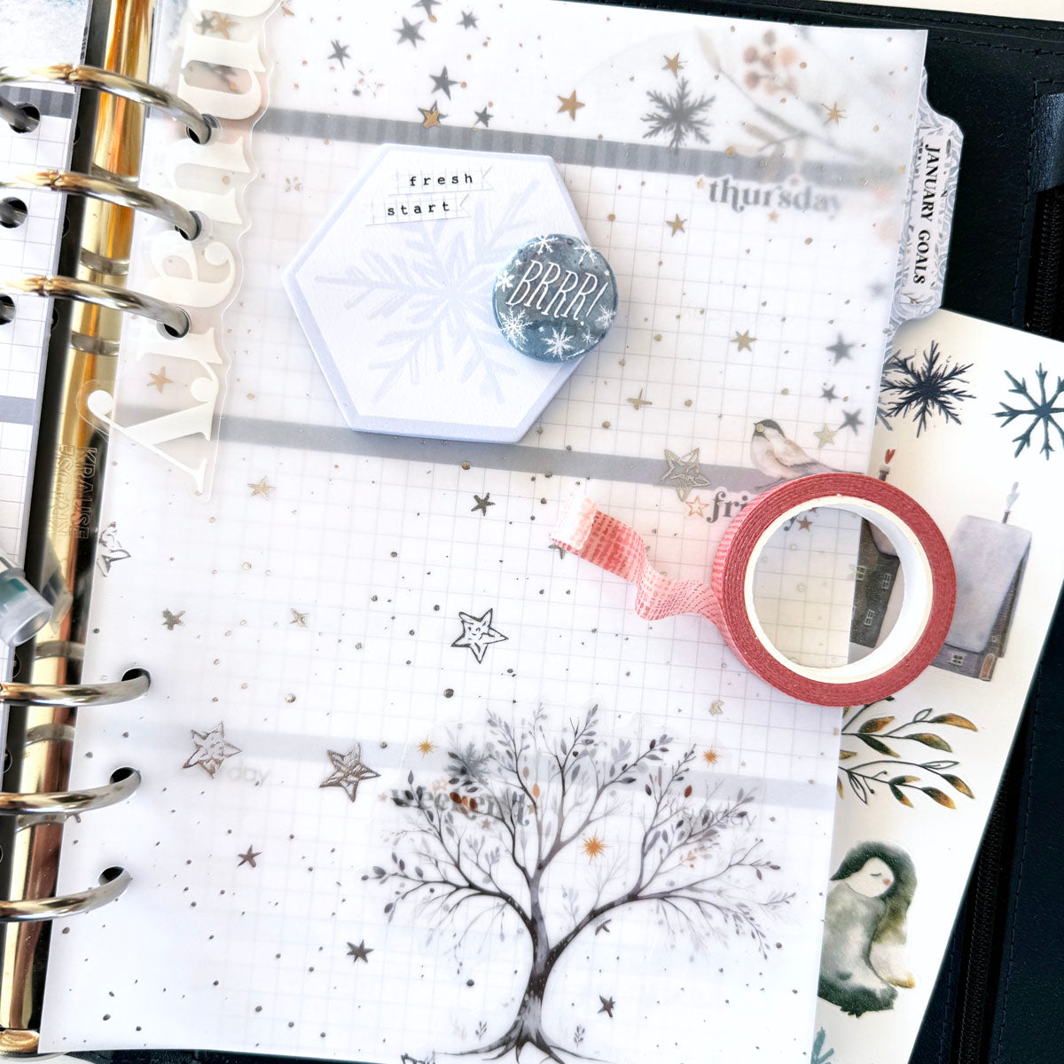 Nordic Nights Stationery Kit - January 2025