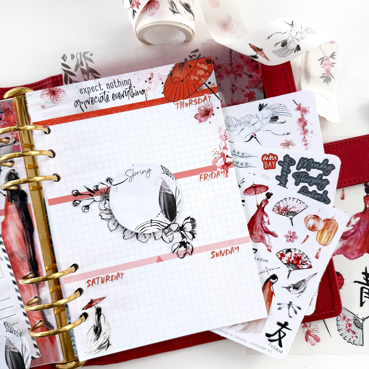 Serenity Inserts or notebook Only - Choose your size - April 2025