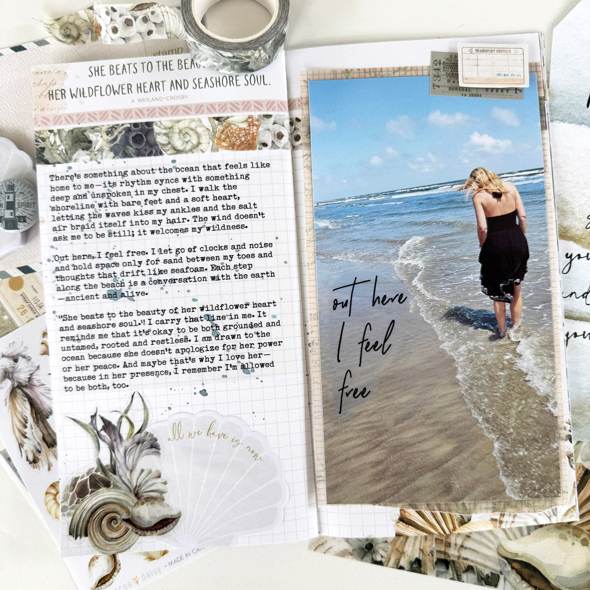 Where The Sea Dreams Stationery Kit - July 2025