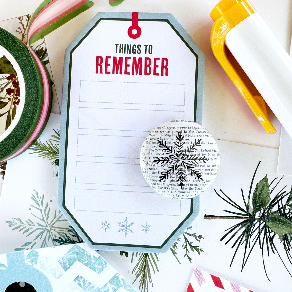 Cedar & Snow Stationery Kit - December 2024