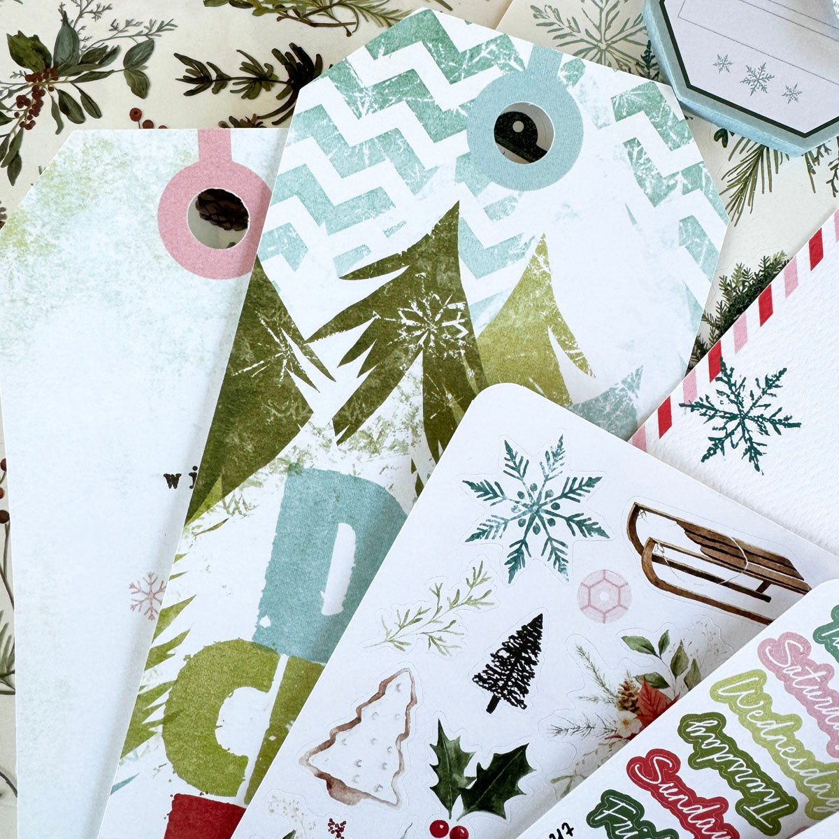Cedar & Snow Stationery Kit - December 2024
