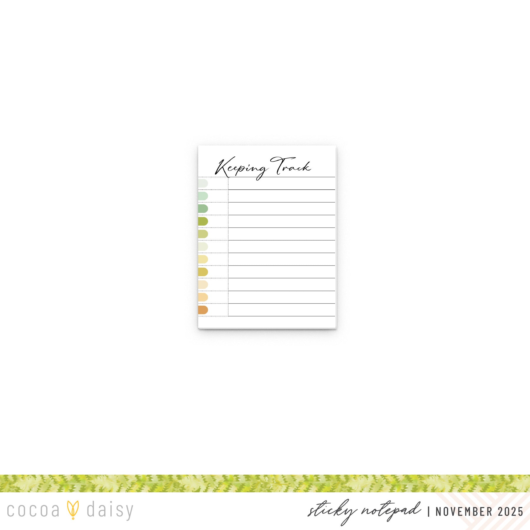 Moss & Mirth Planner Kit - NO INSERTS - November 2025