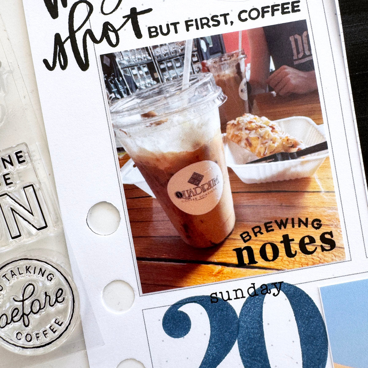 15th Anniversary - Coffee Stamp Set by Paislee Press