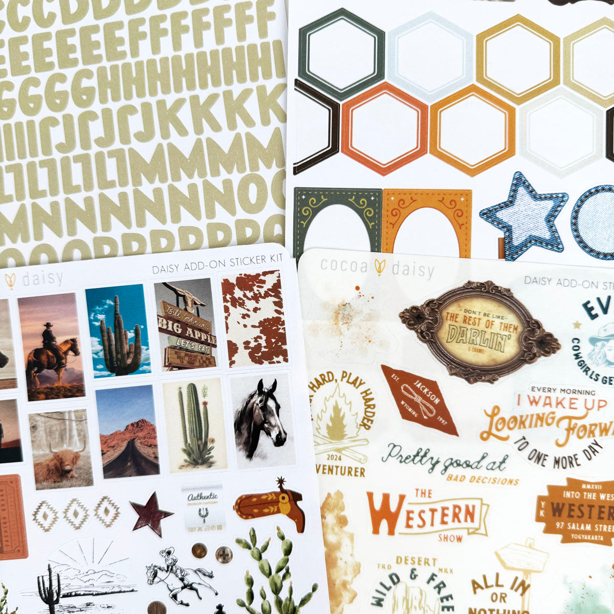 Big Sky Daisy Add On Sticker Kit March 2024