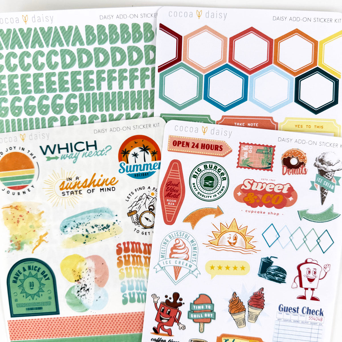 Let's Go Daisy Add On Sticker Kit June 2024
