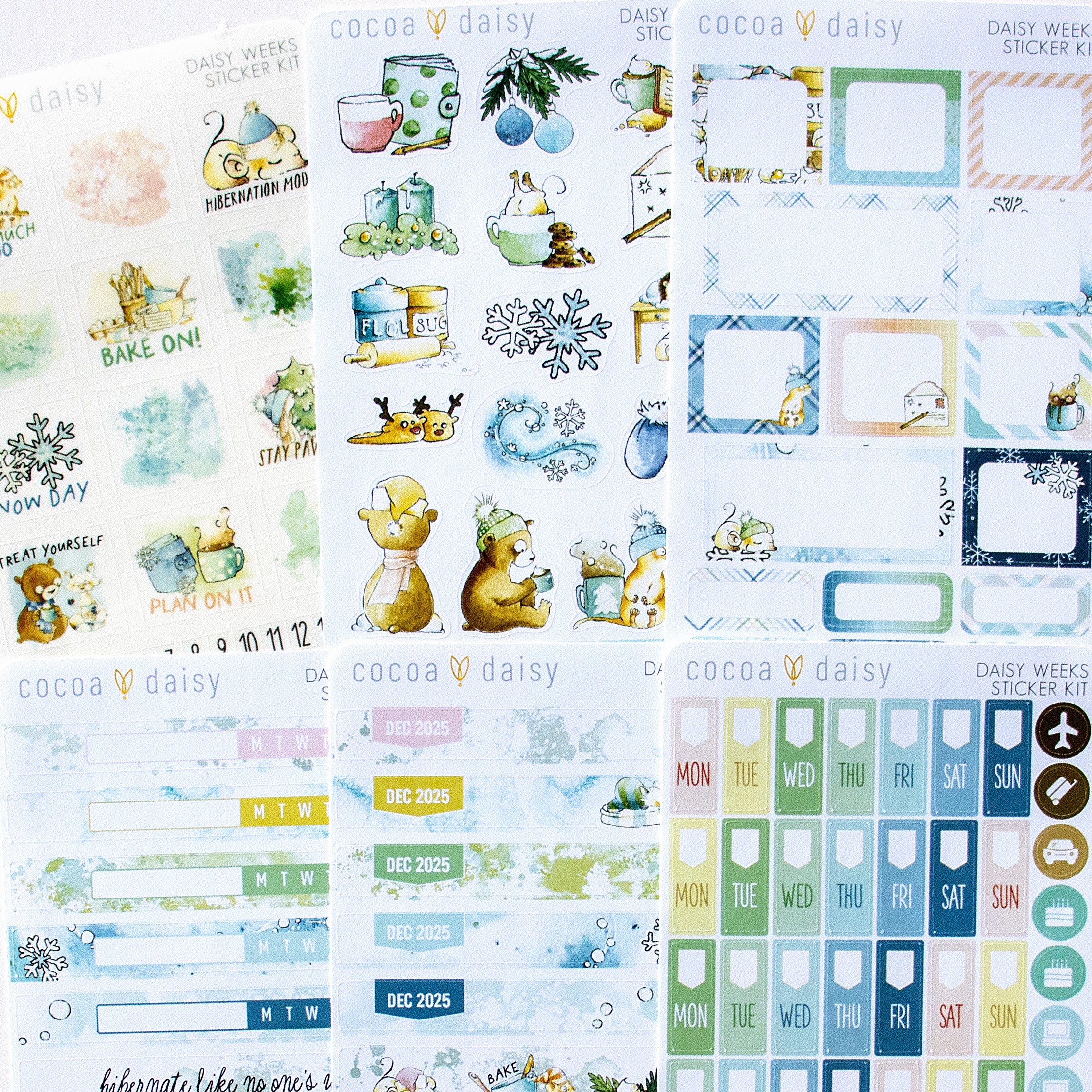 Snow Day Society Daisy Weeks Sticker - December 2025