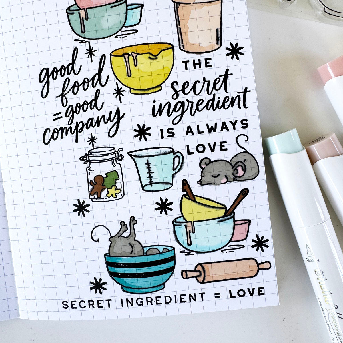 Snow Day Society "Secret Ingredient" Stamp Set - December 2025