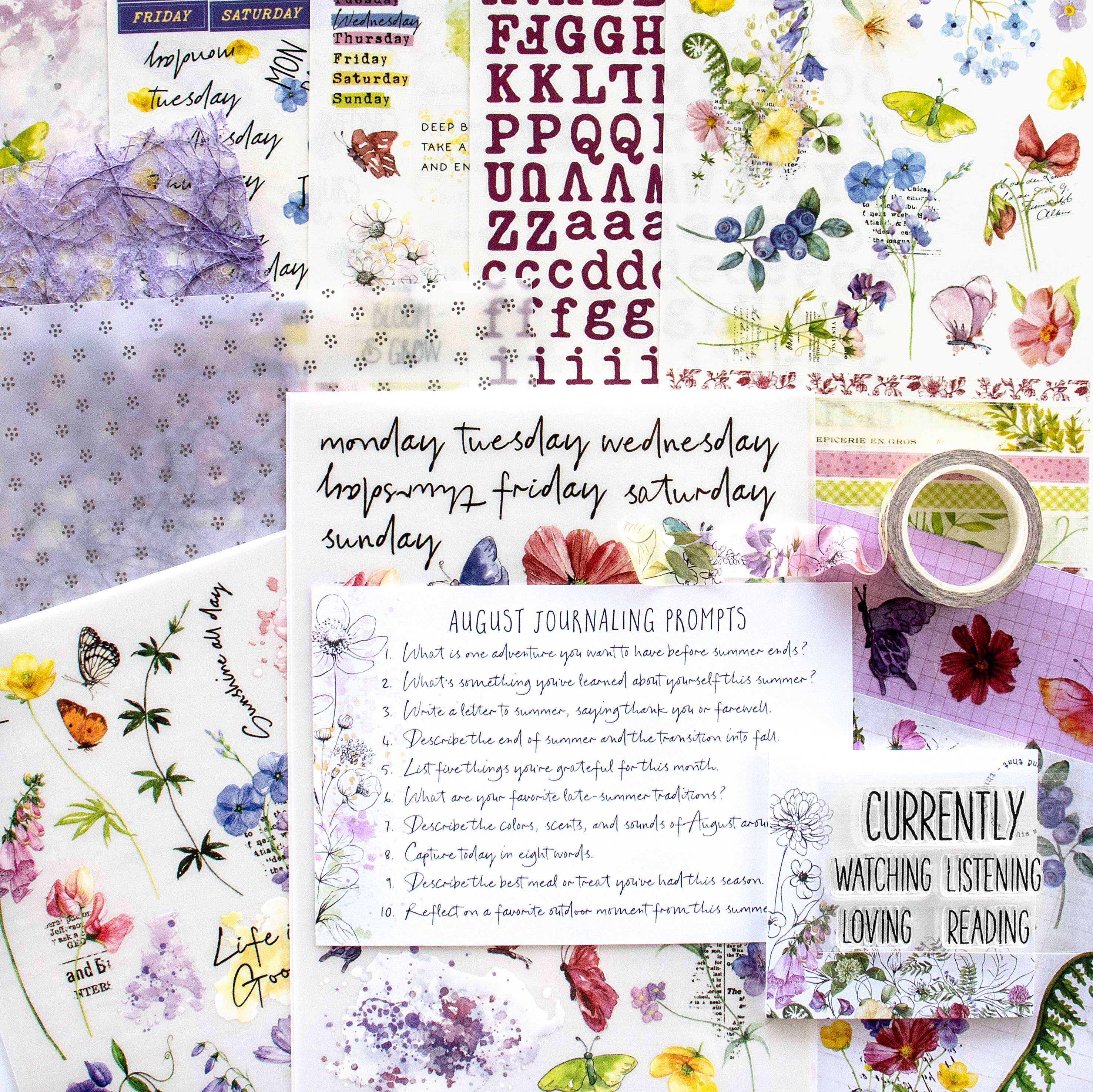 Flutterby Deluxe Journaling Kit- August 2025