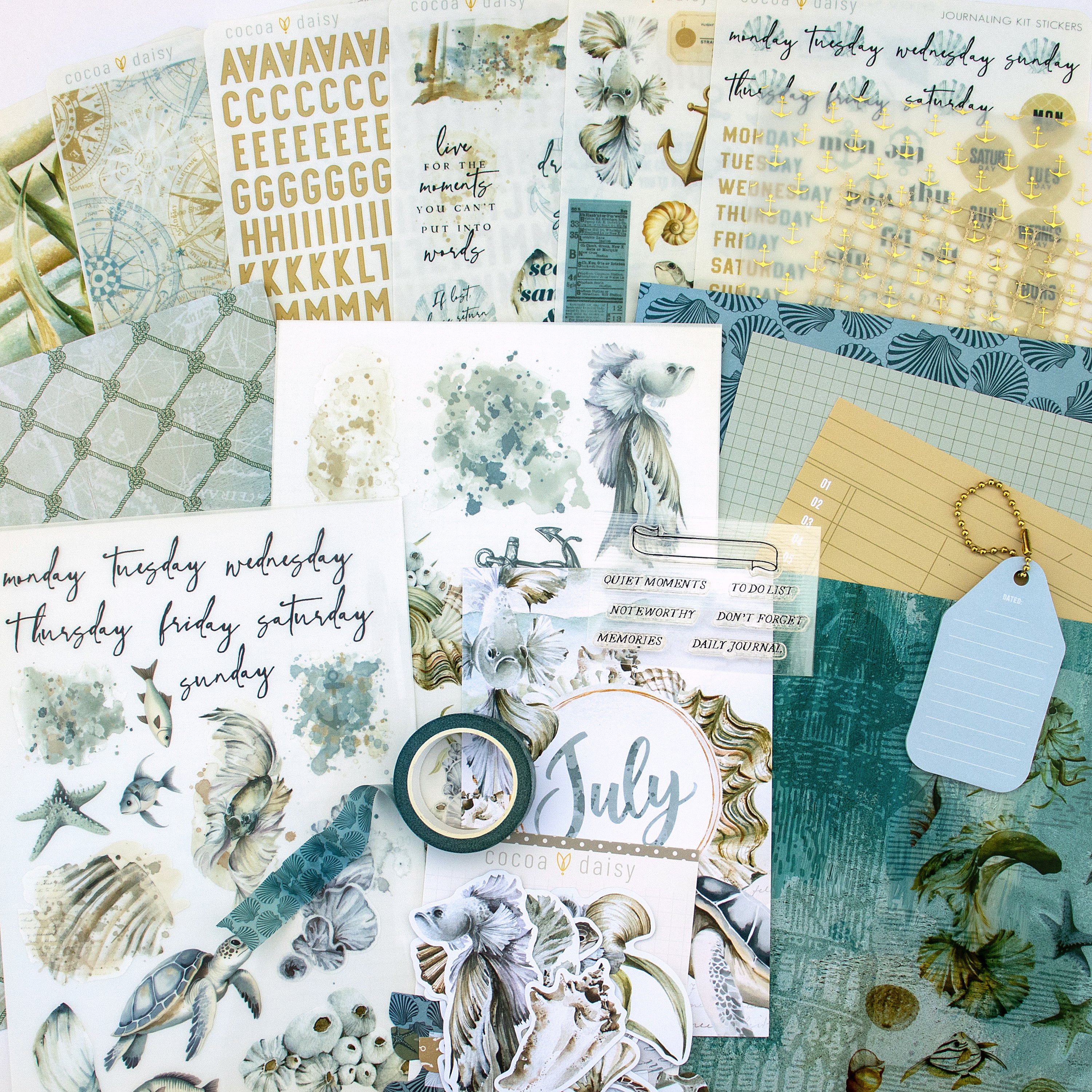 Where The Sea Dreams Deluxe Journaling Kit- July 2025
