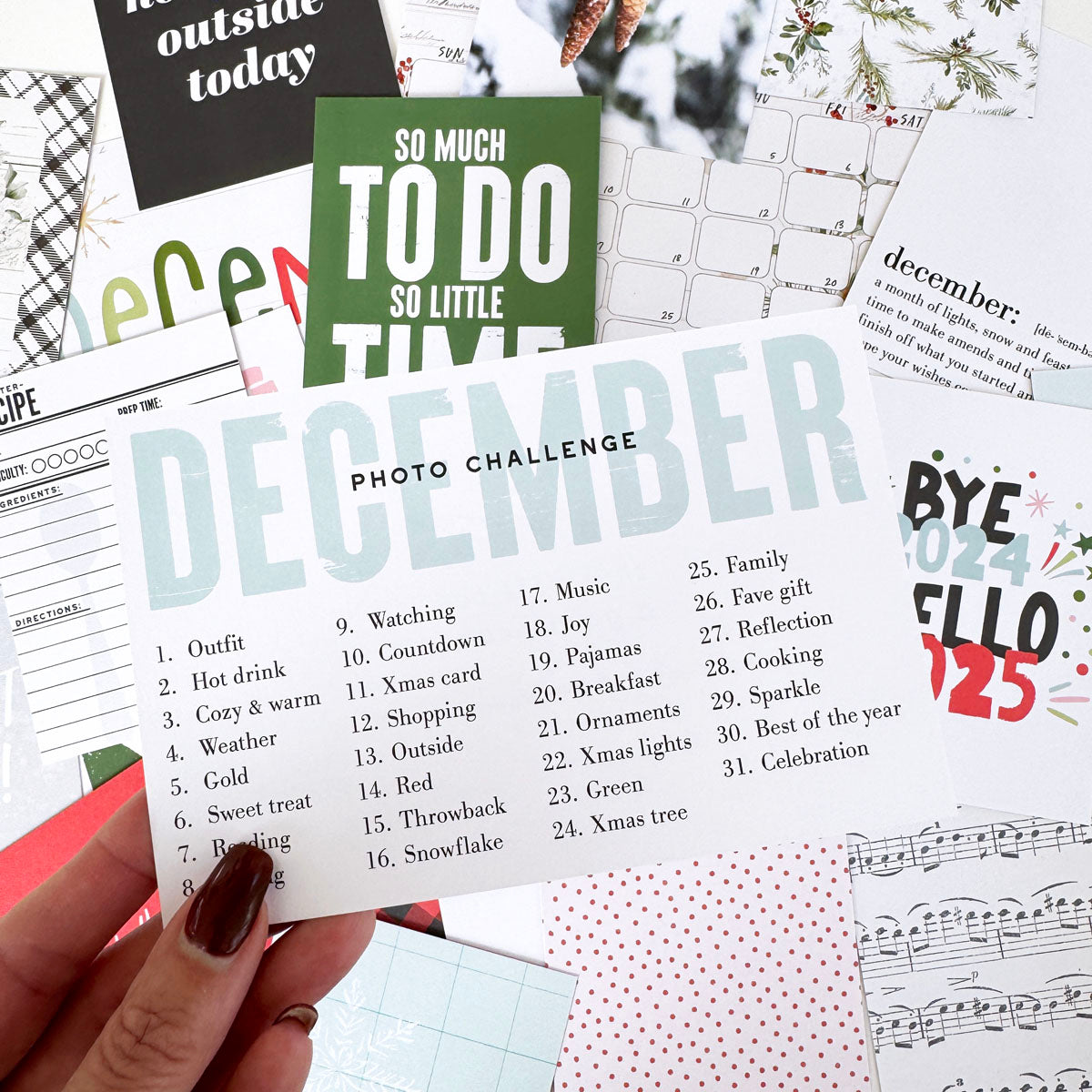 Cedar & Snow Pocket Cards Only - December 2024