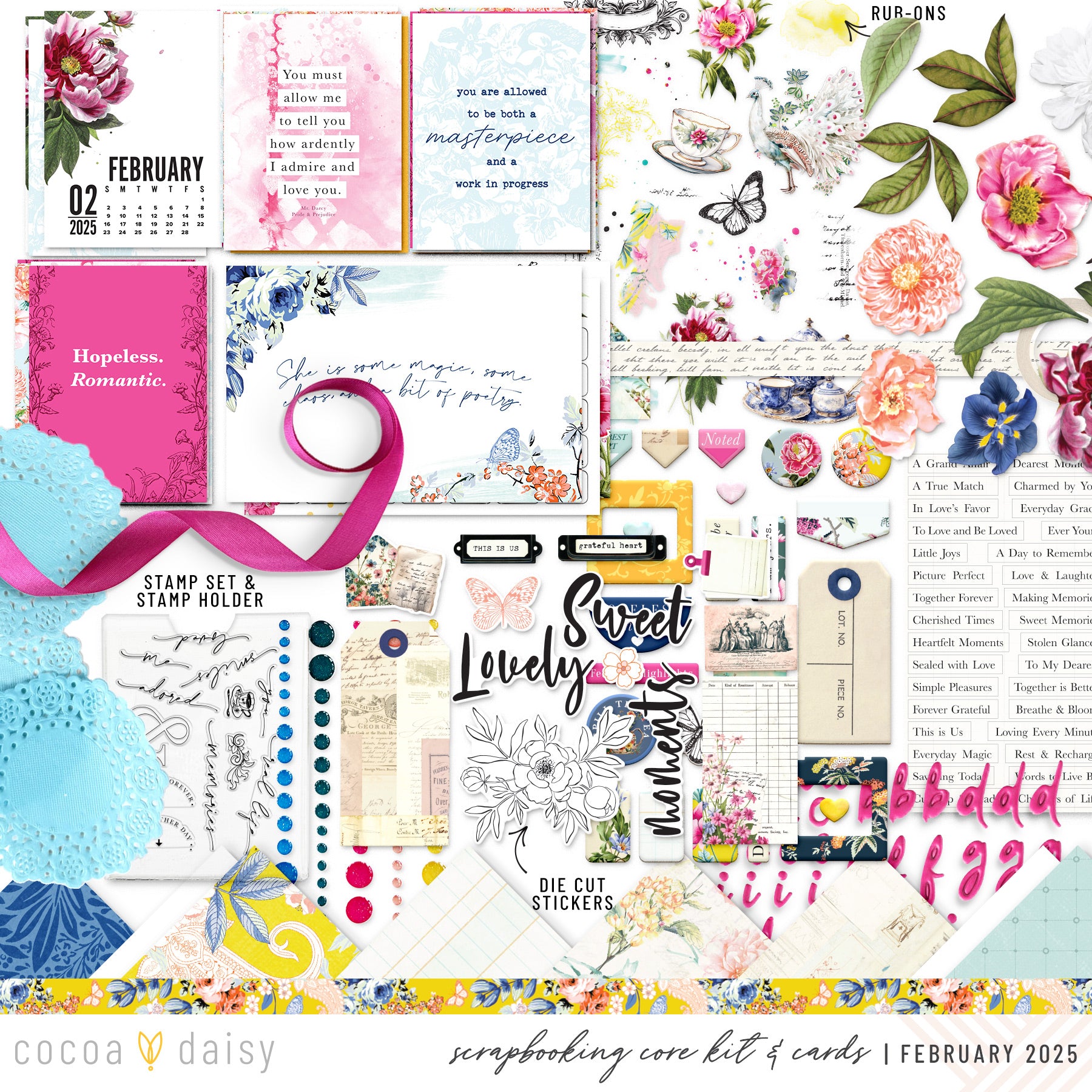 Penelope Scrapbooking Kit - Choose Your Add On - February 2025