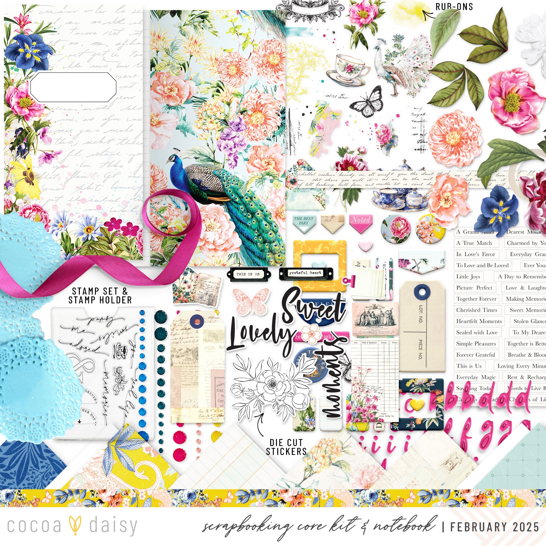 Penelope Scrapbooking Kit - Choose Your Add On - February 2025
