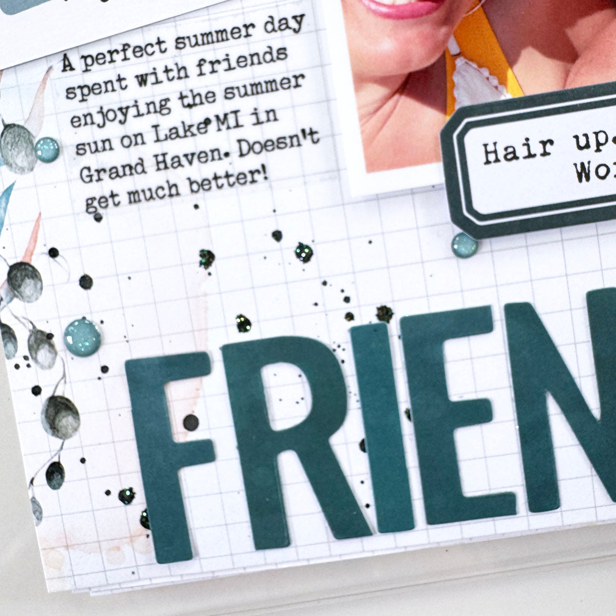 Into The Blue Scrapbooking Kit - Choose Your Add On - July 2024