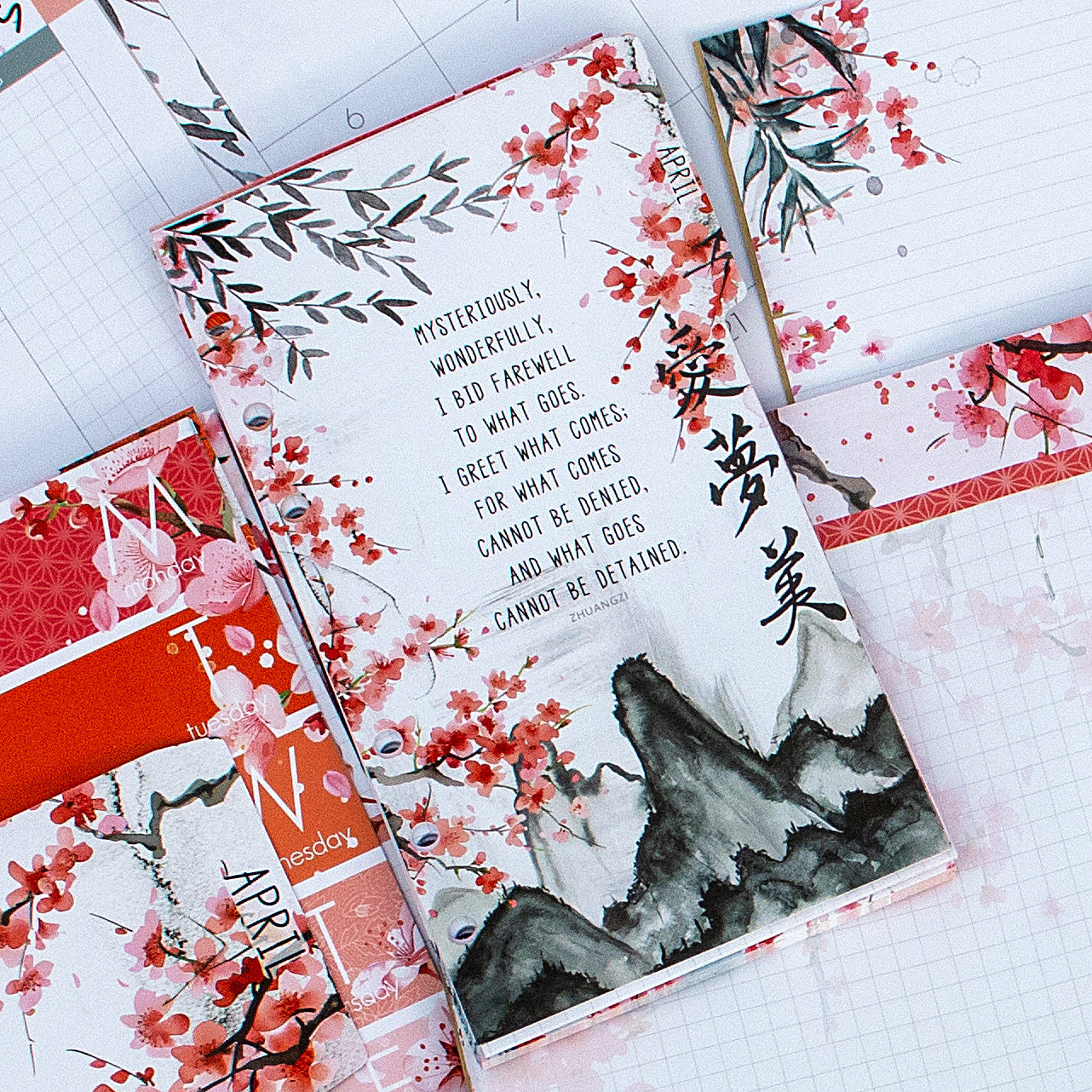 Serenity Inserts or notebook Only - Choose your size - April 2025