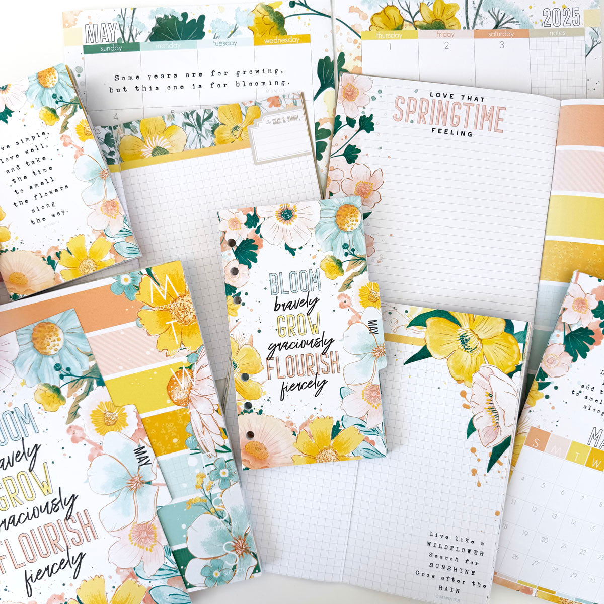 Flourish Inserts or notebook Only - Choose your size - May 2025