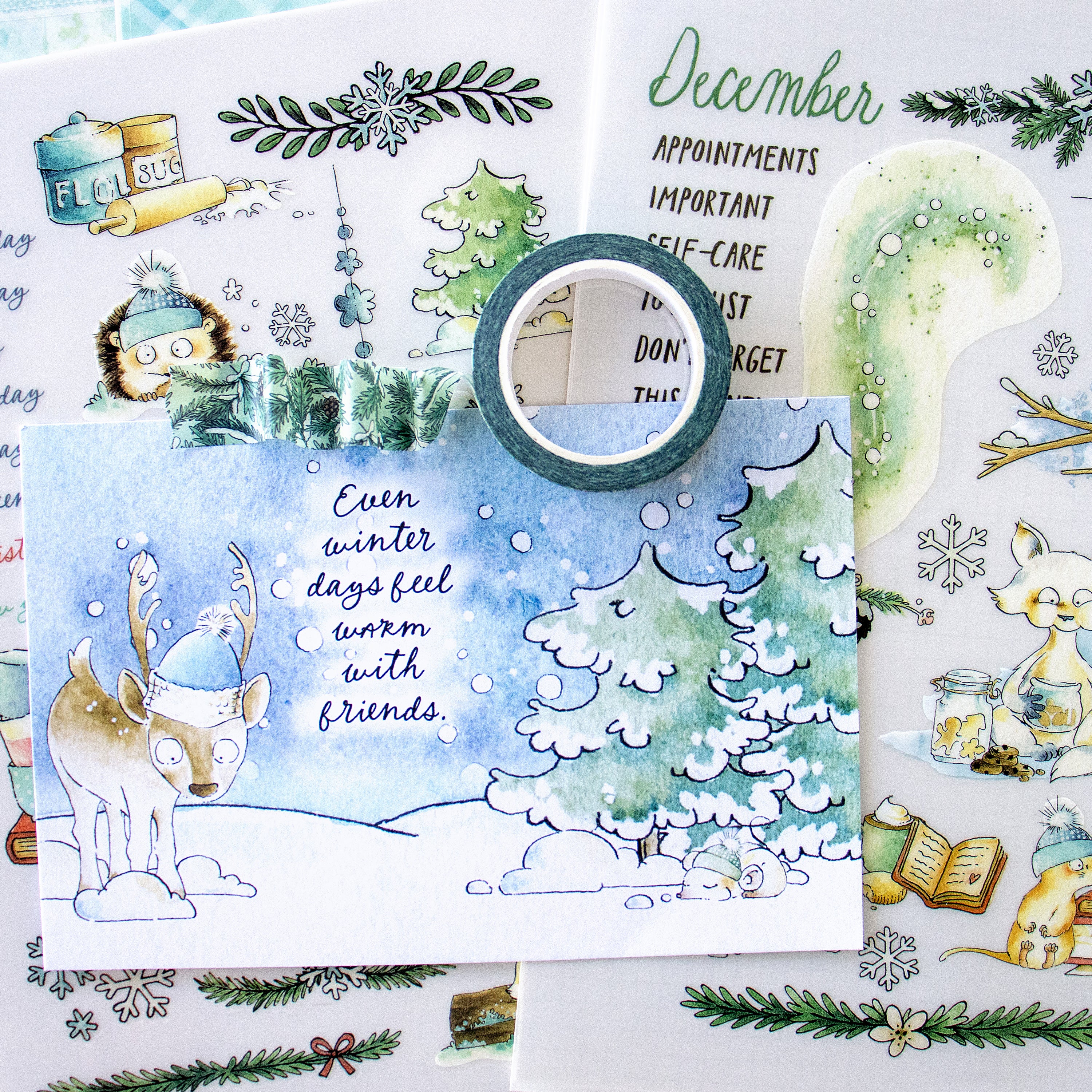 Snow Day Society Journaling Kit - December 2025