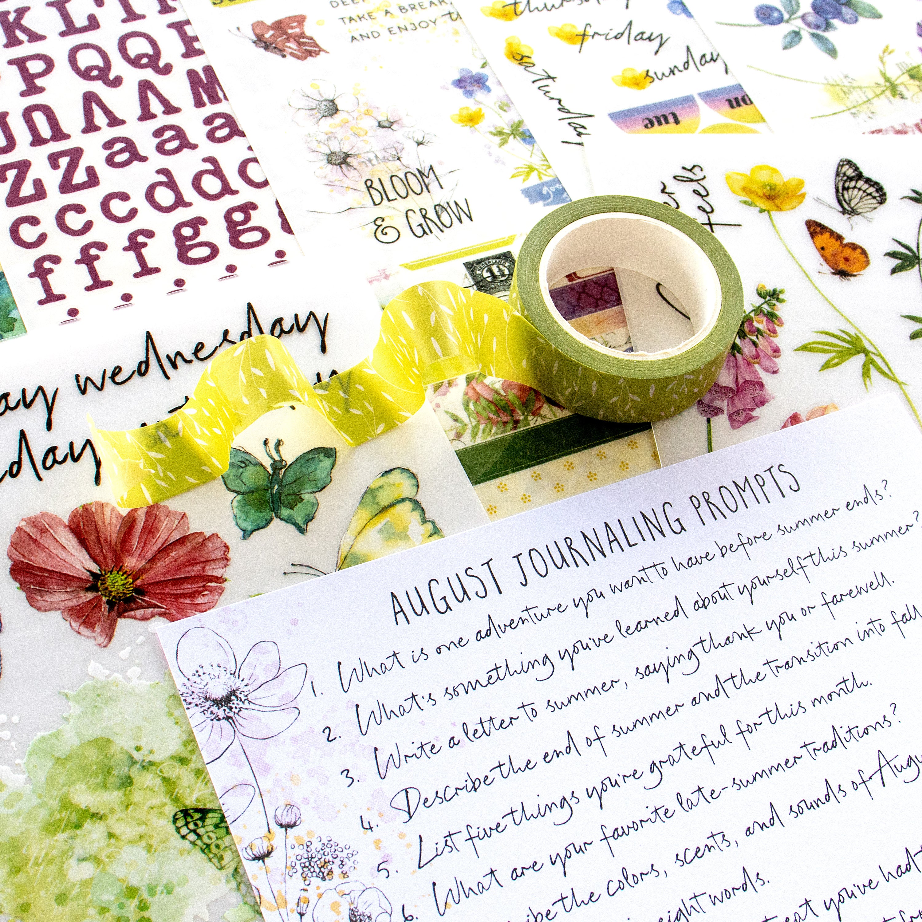 Flutterby Journaling Kit - August 2025