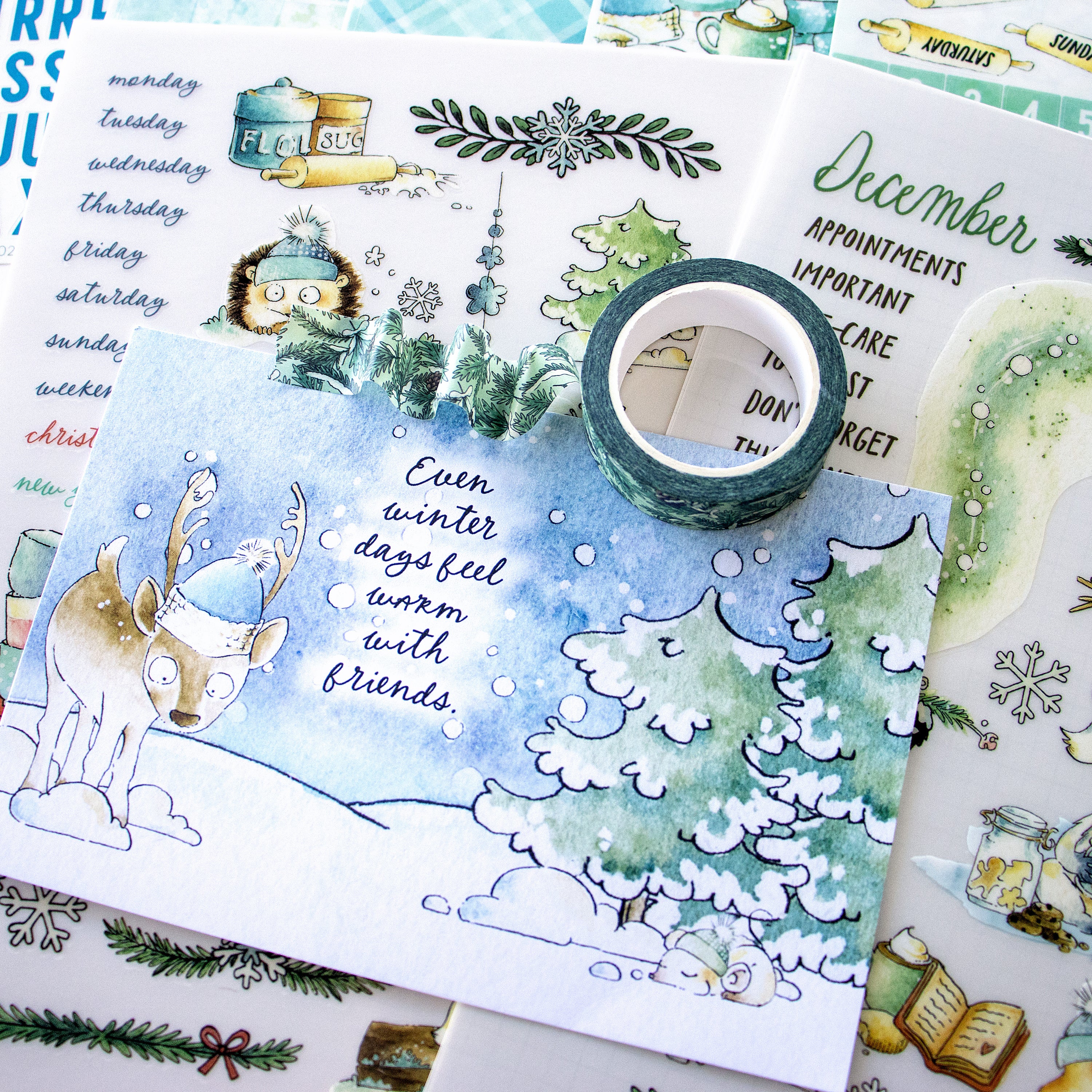 Snow Day Society Journaling Kit - December 2025