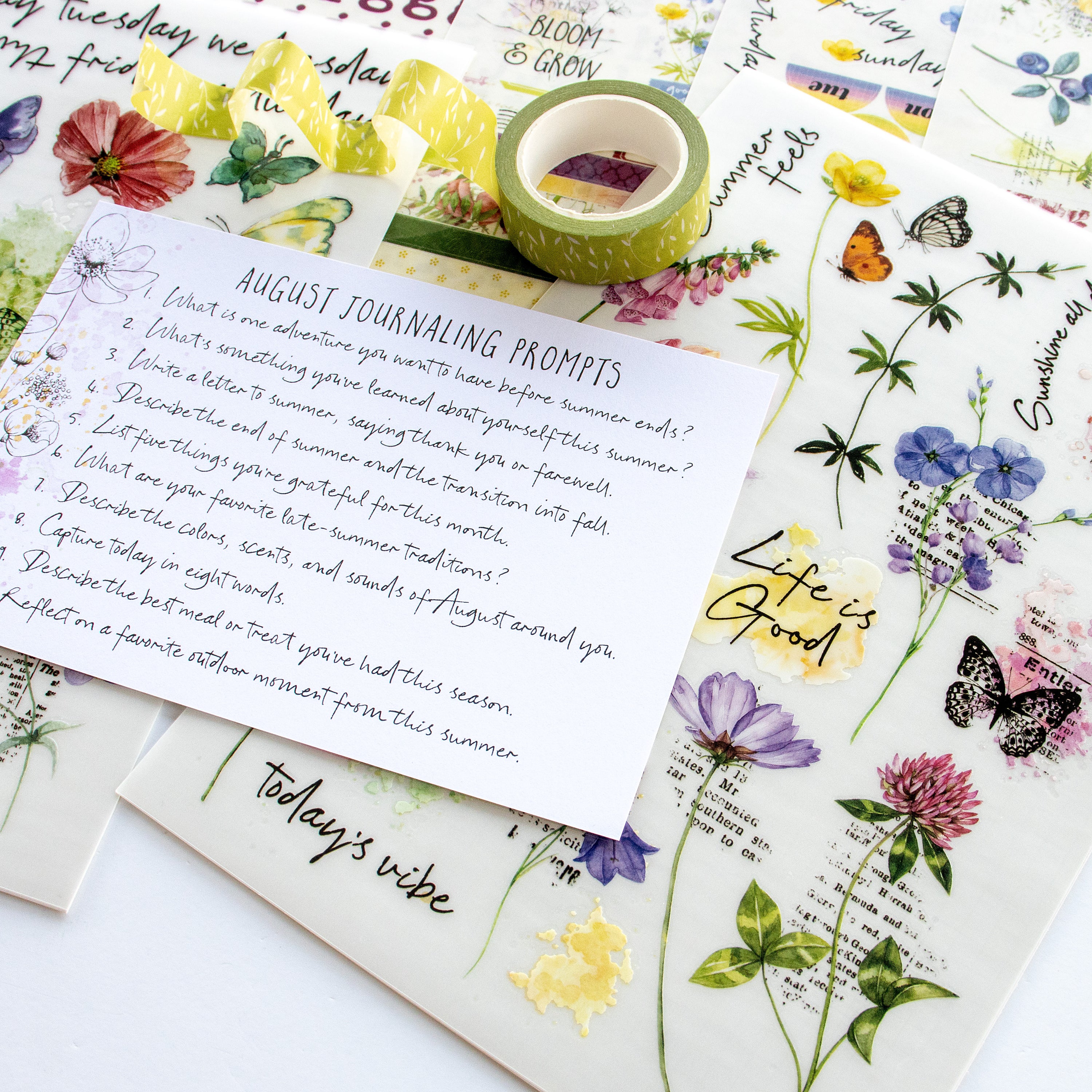 Flutterby Journaling Kit - August 2025