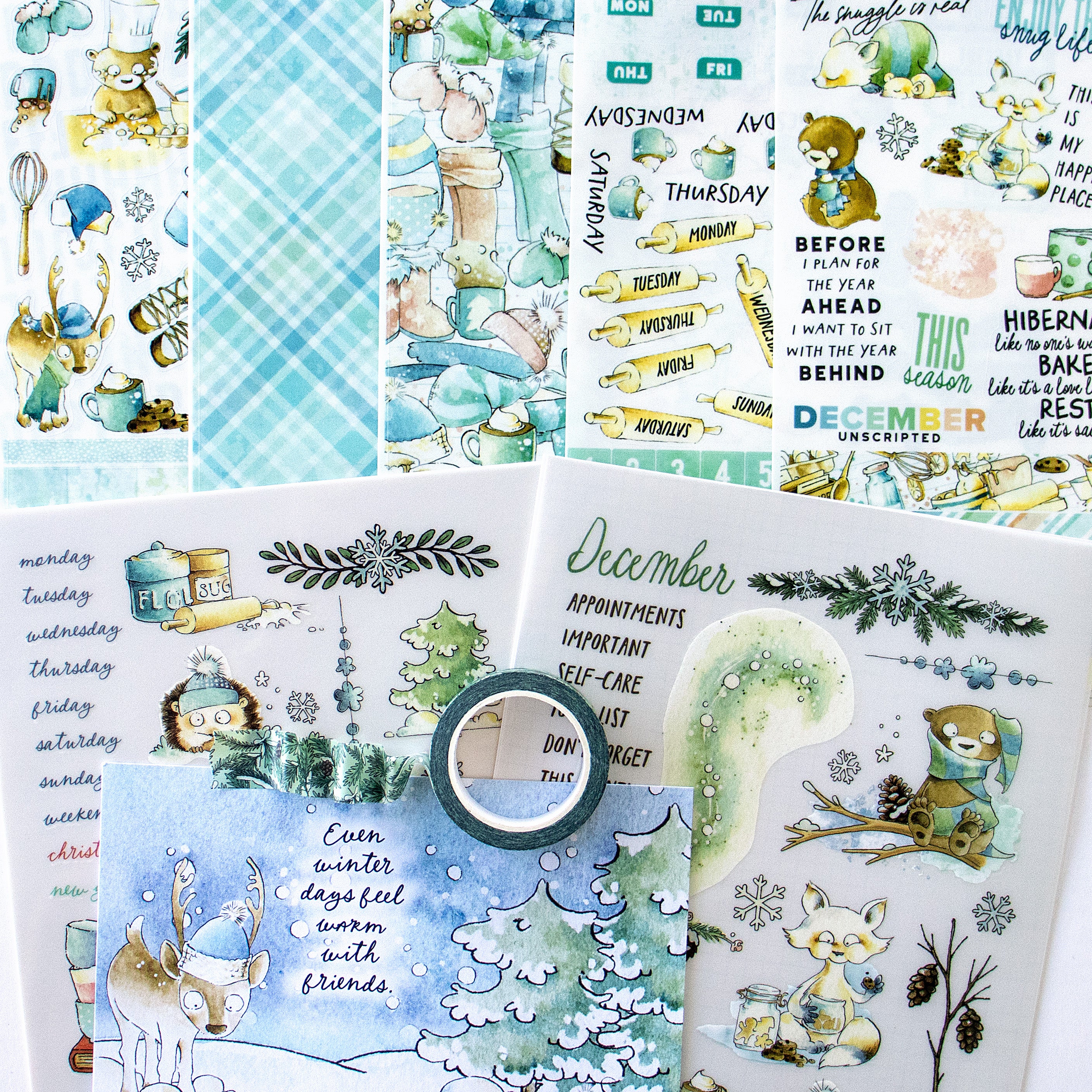 Snow Day Society Journaling Kit - December 2025