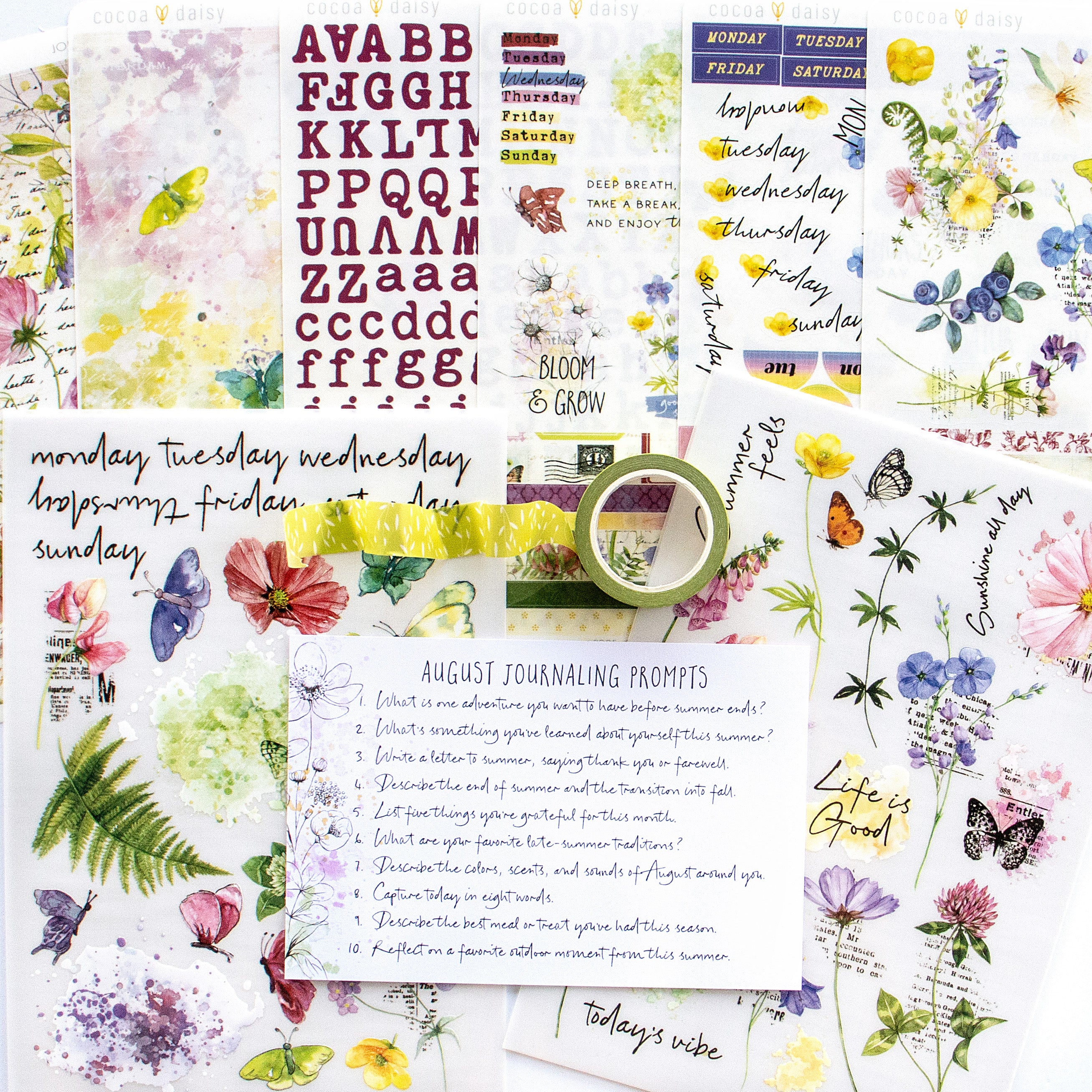 Flutterby Journaling Kit - August 2025