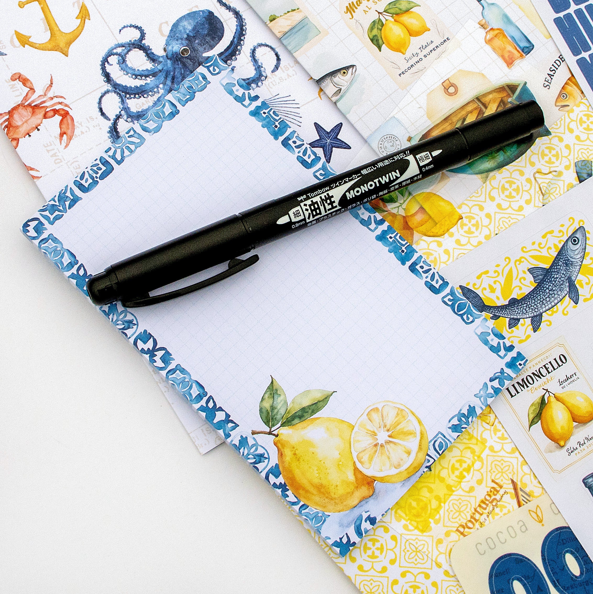Mediterranean Muse Planner Kit - Choose your insert or notebook - June 2025