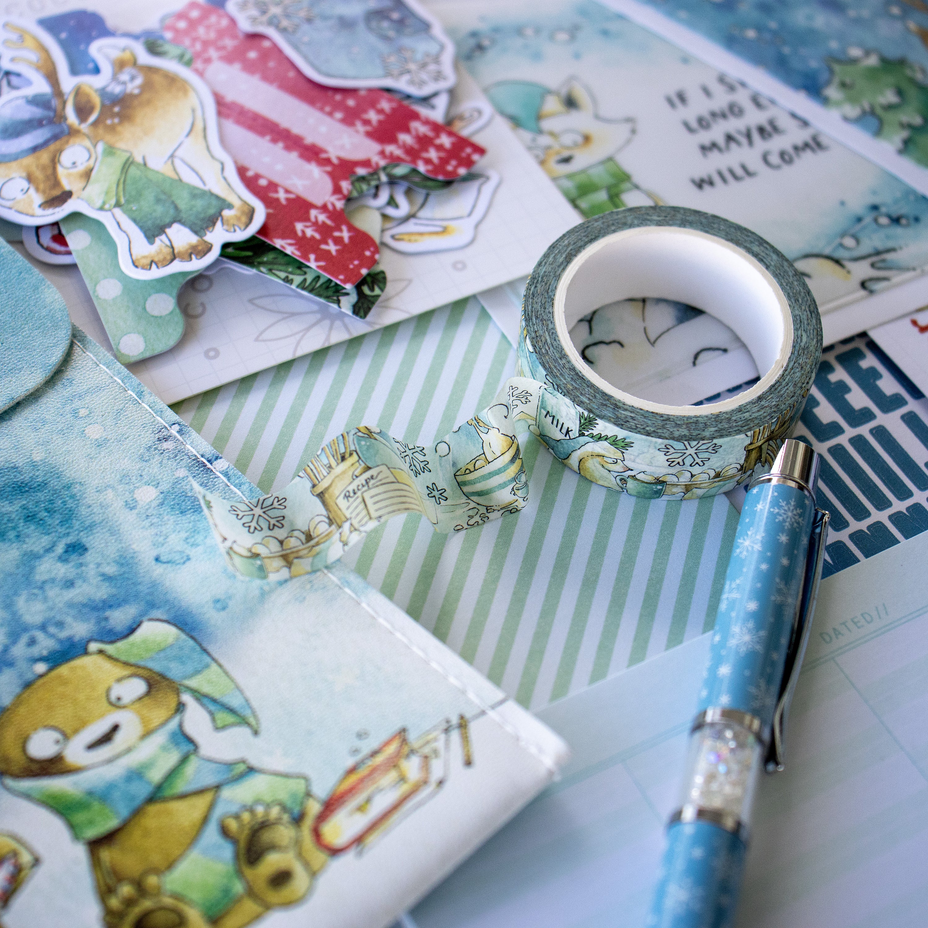 Snow Day Society Planner Kit - Choose your insert or notebook - December 2025