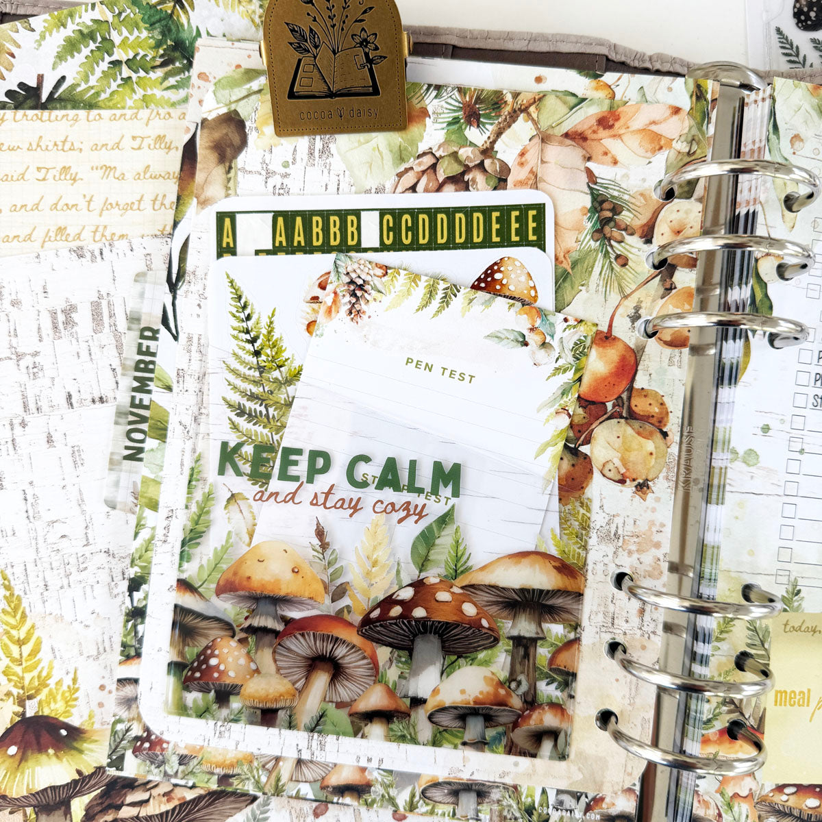 Moss & Mirth Planner Kit - NO INSERTS - November 2025