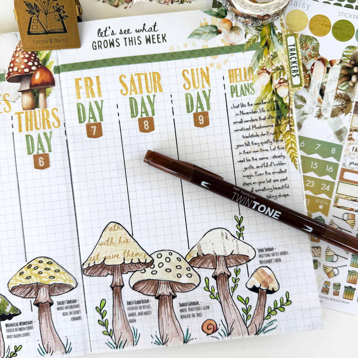 Moss & Mirth Planner Kit - NO INSERTS - November 2025