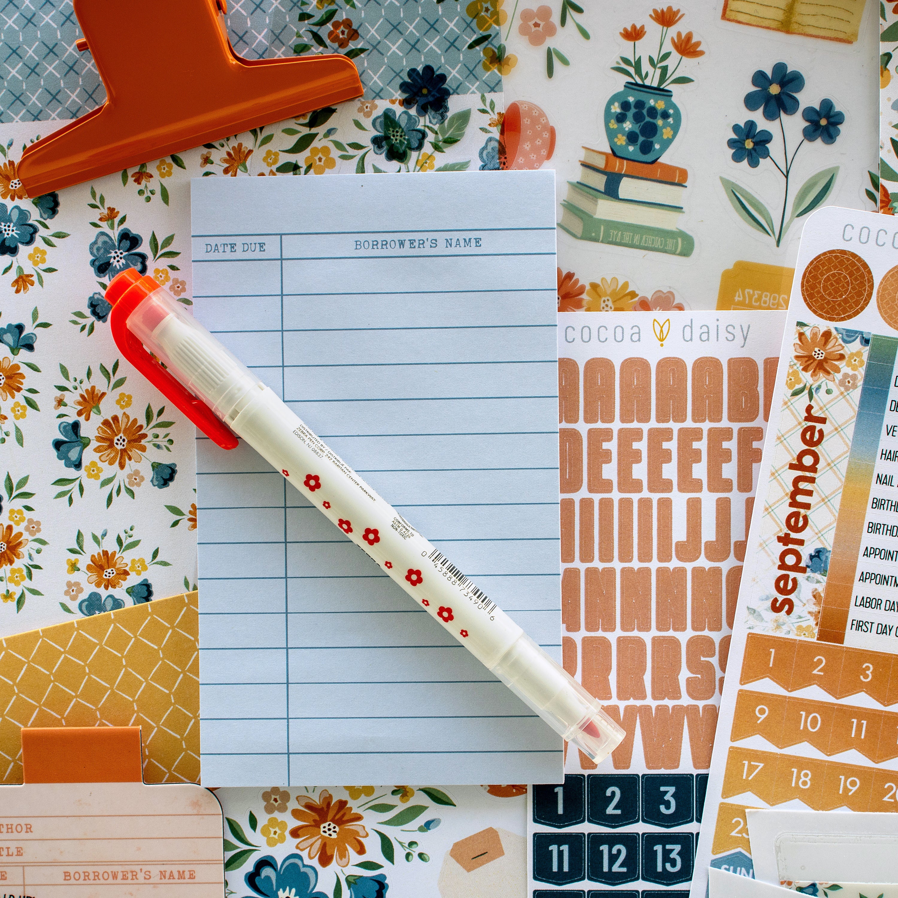 Chapters of September Planner Kit - Choose your insert or notebook - September 2025