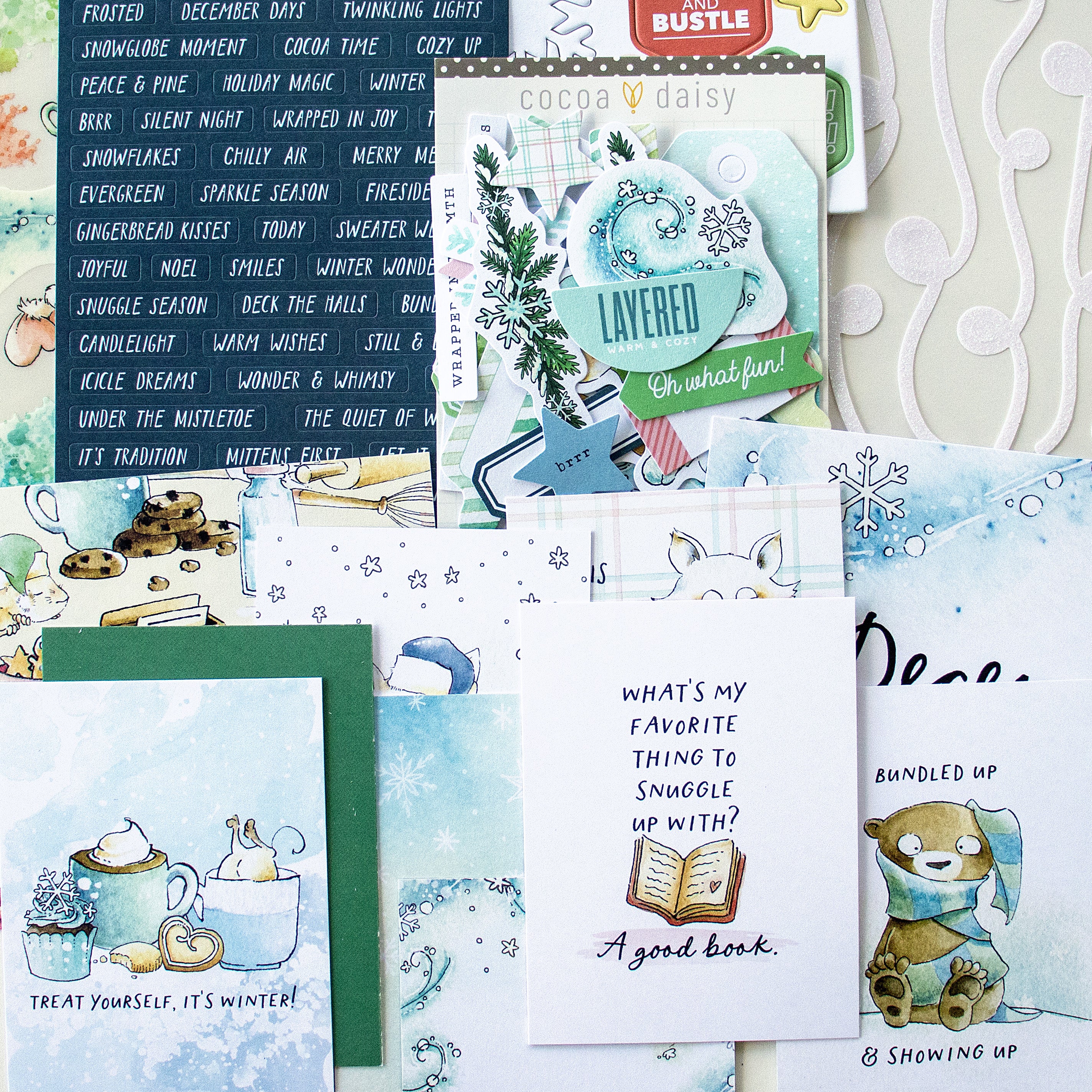 Snow Day Society Scrapbooking Kit - Choose Your Add On - December 2025