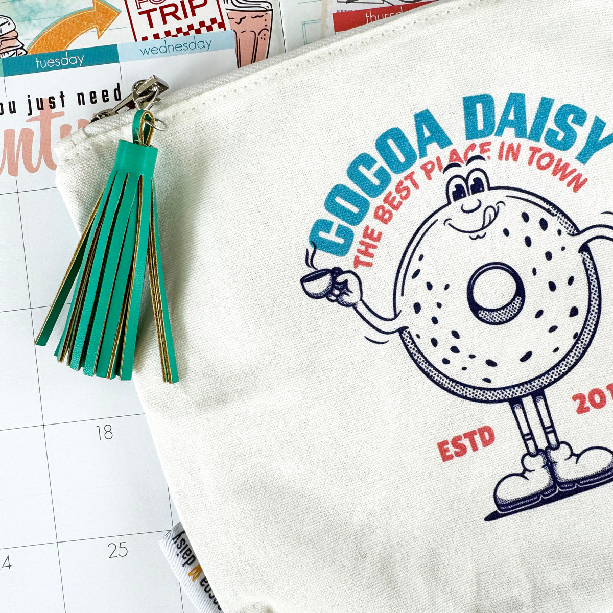 Let's Go Cocoa Daisy Pouch June 2024