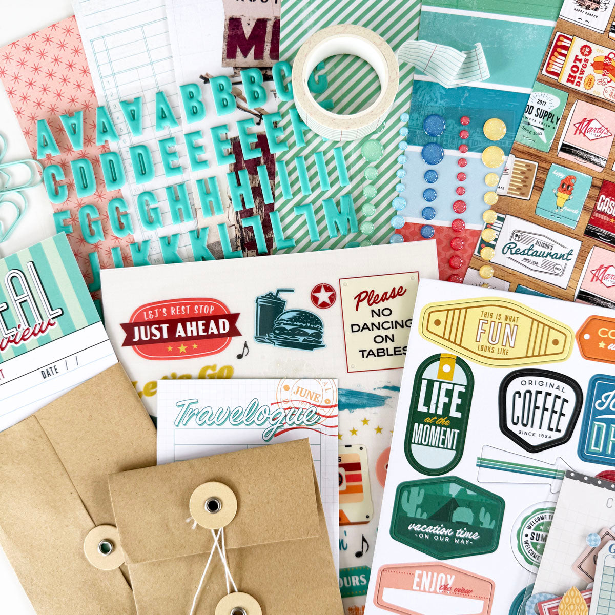 Let's Go Scrapbooking Kit - No Add Ons - June 2024