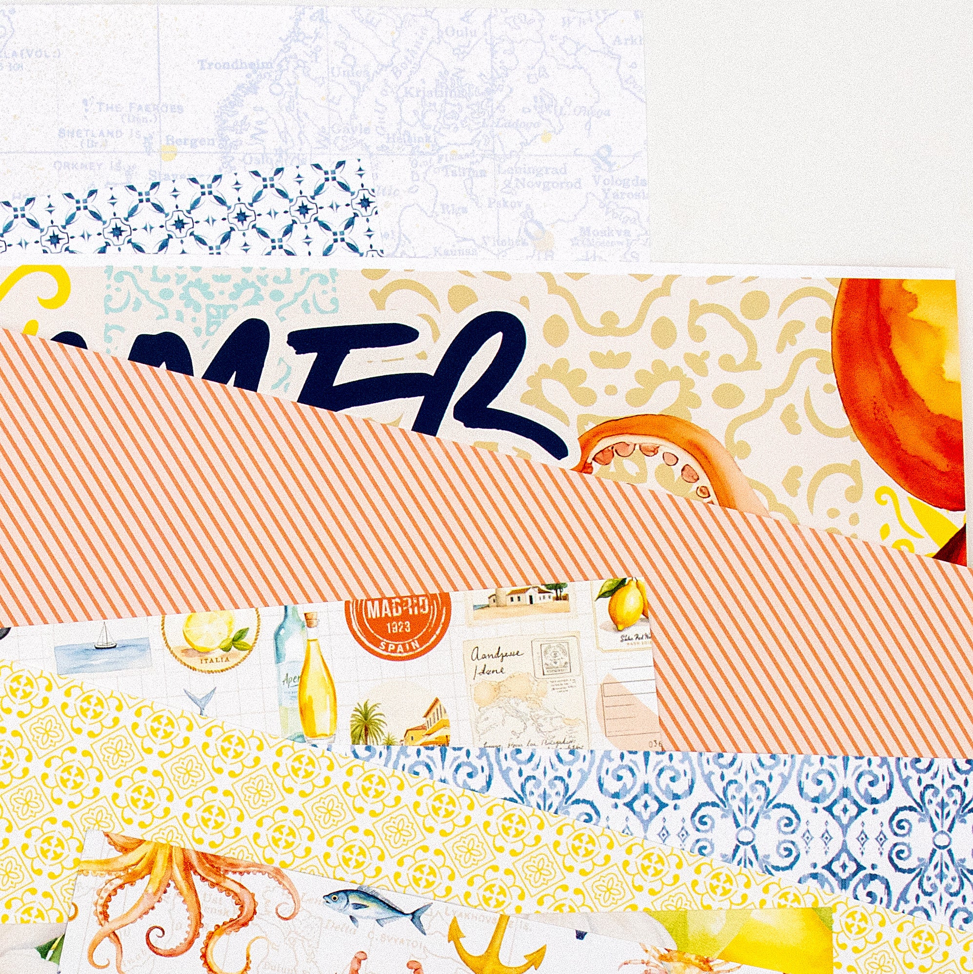 Mediterranean Muse Scrapbooking Kit - Choose Your Add On - June 2025