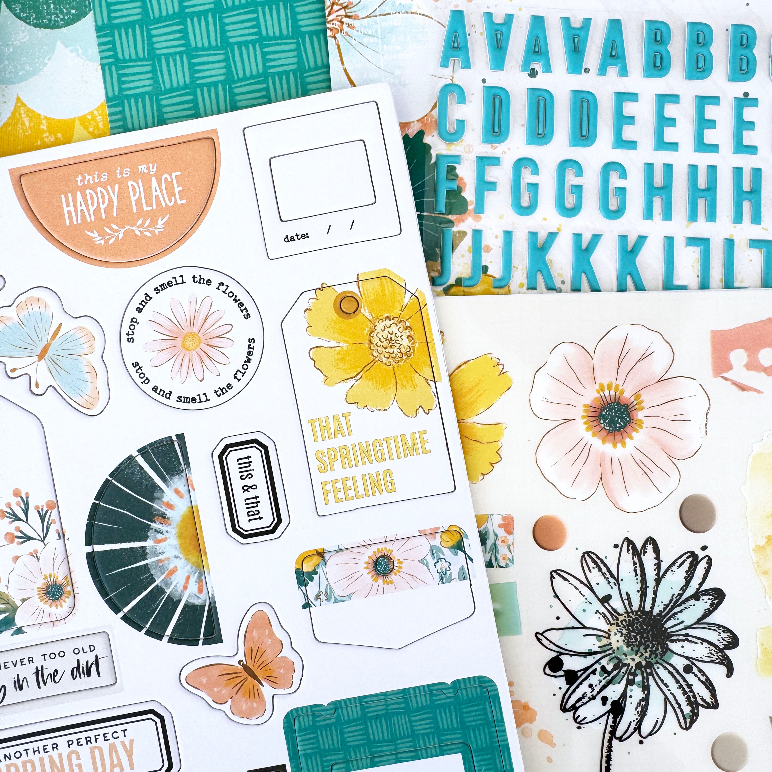 Flourish Scrapbooking Kit - Choose Your Add On - May 2025