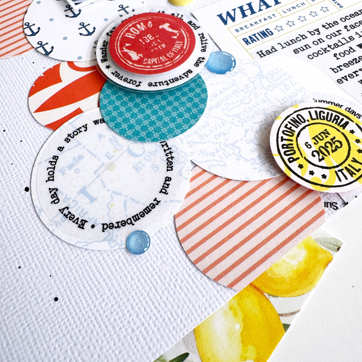 Mediterranean Muse Scrapbooking Kit - Choose Your Add On - June 2025