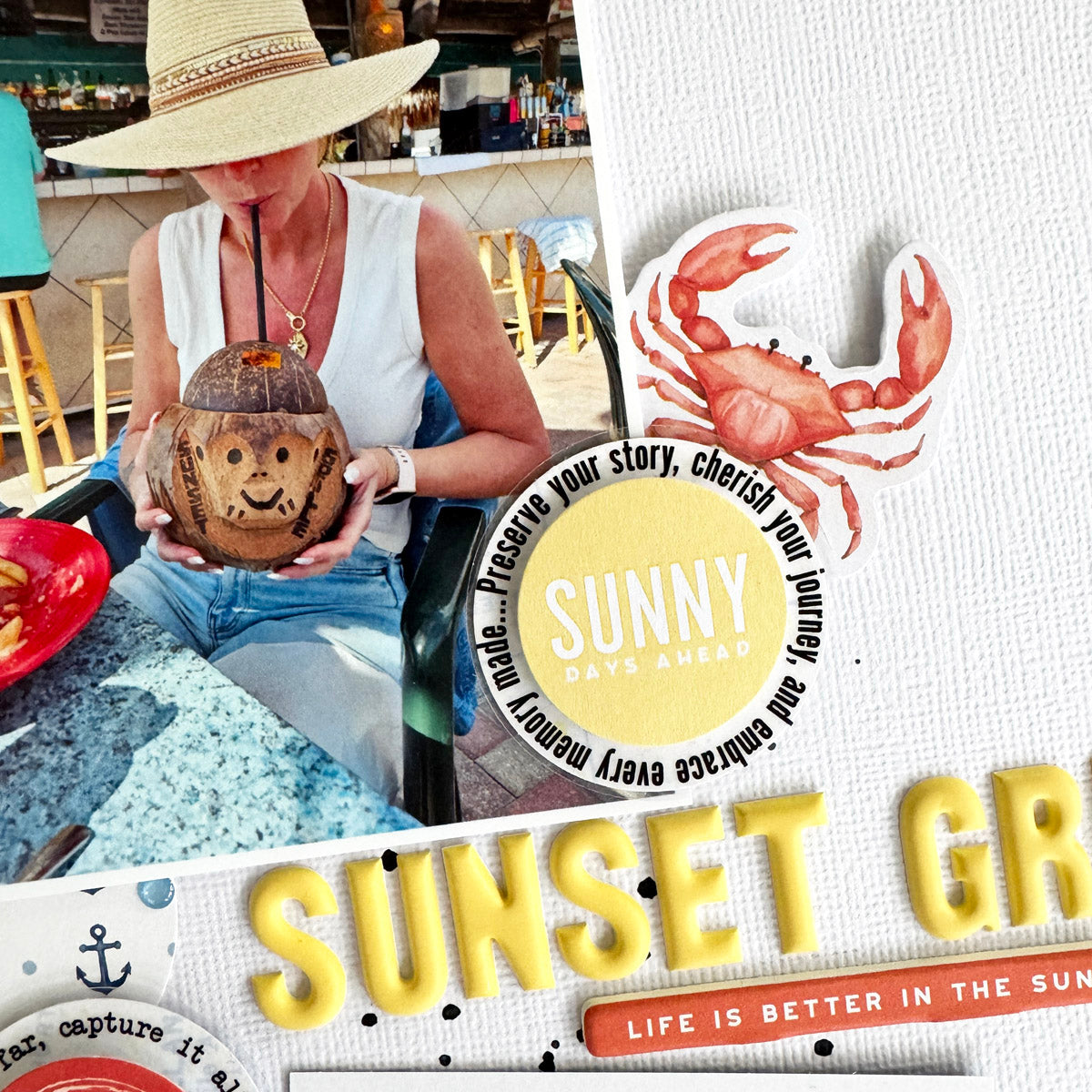Mediterranean Muse Scrapbooking Kit - Choose Your Add On - June 2025