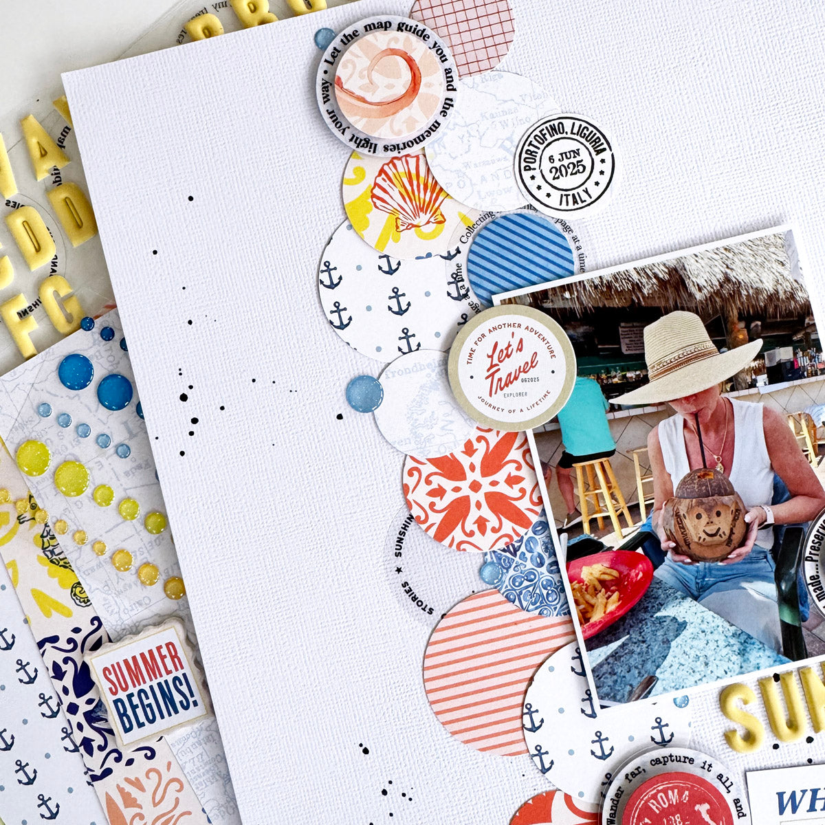 Mediterranean Muse Scrapbooking Kit - Choose Your Add On - June 2025