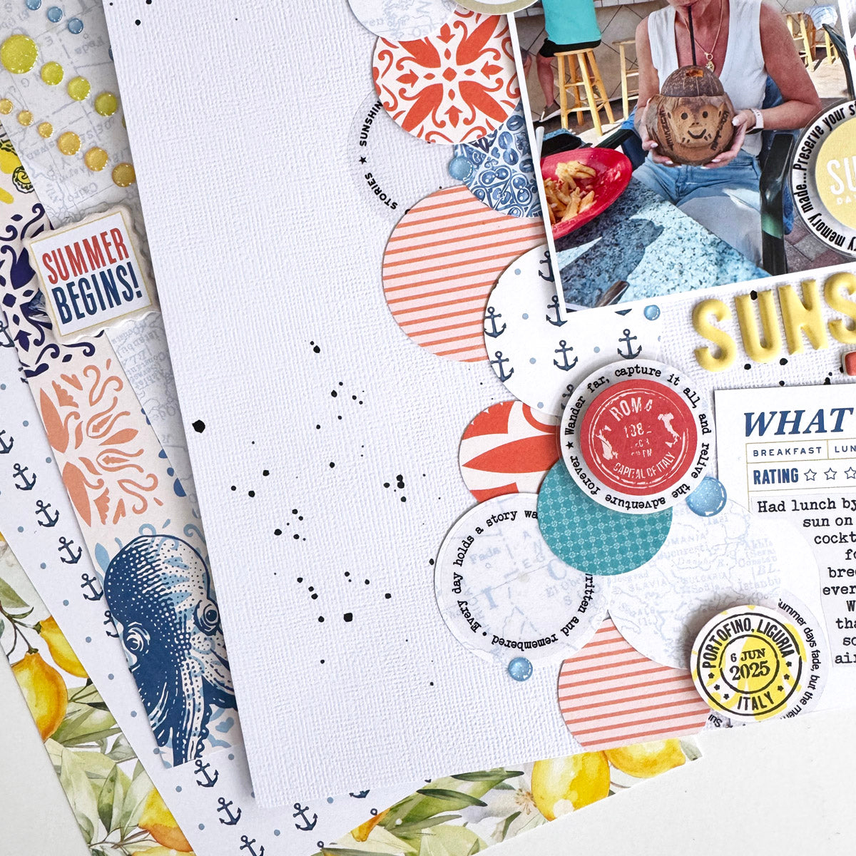 Mediterranean Muse Scrapbooking Kit - Choose Your Add On - June 2025