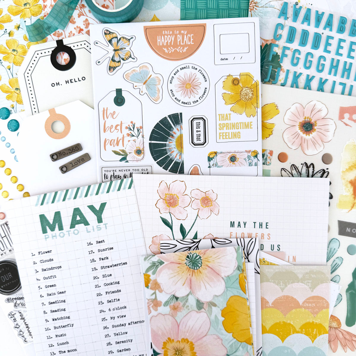 Flourish Scrapbooking Kit - Choose Your Add On - May 2025