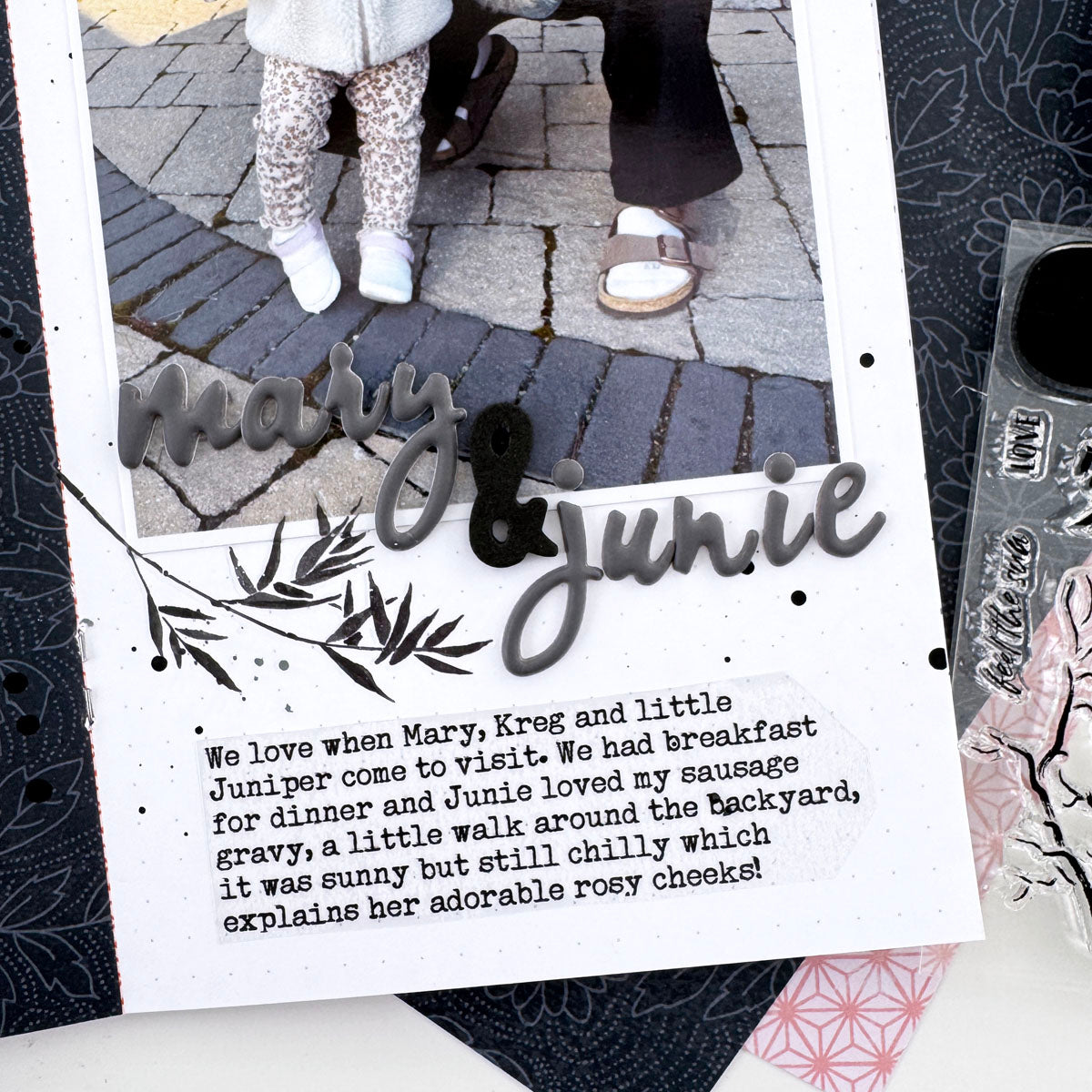 Serenity Scrapbooking Kit - Choose Your Add On - April 2025