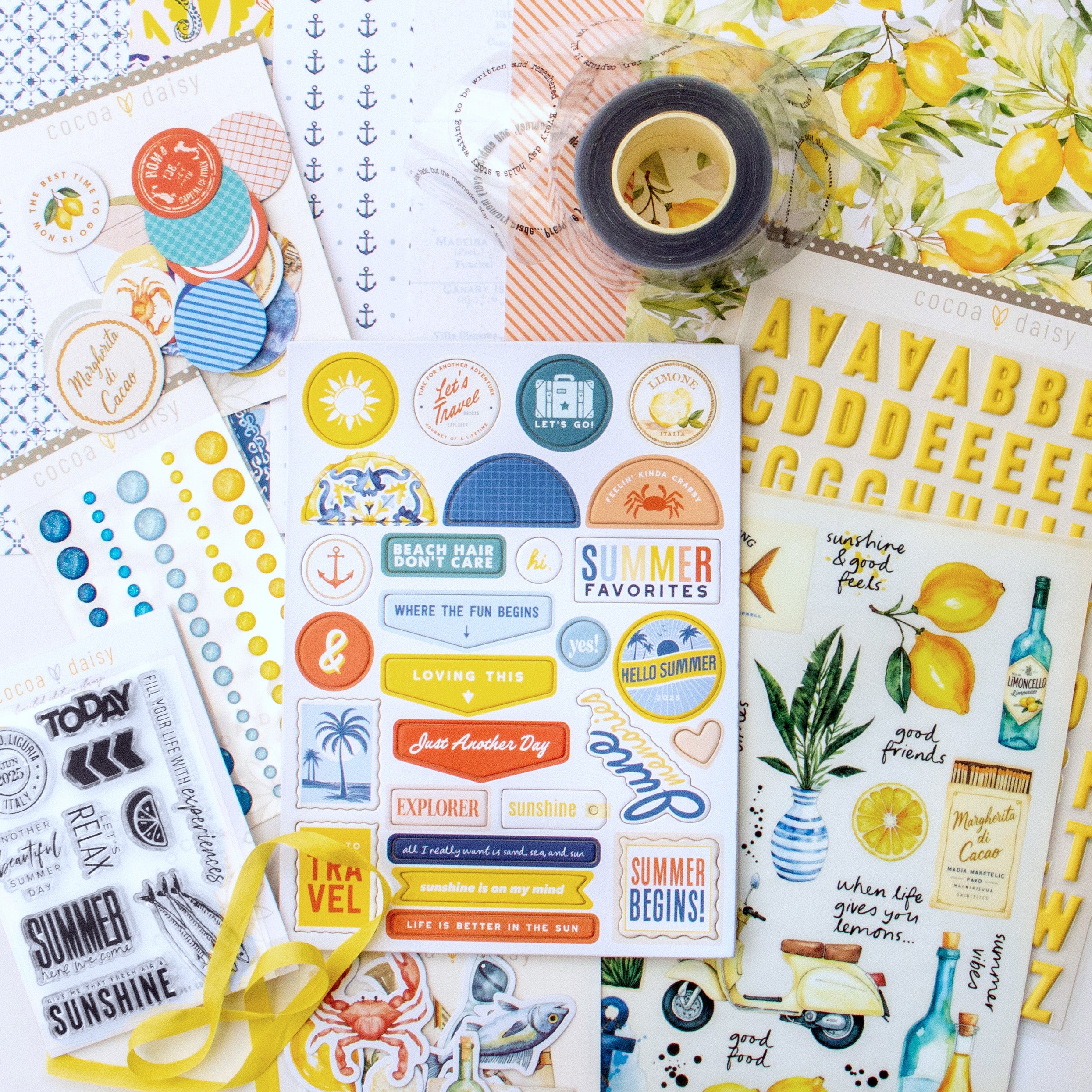 Mediterranean Muse Scrapbooking Kit - Choose Your Add On - June 2025