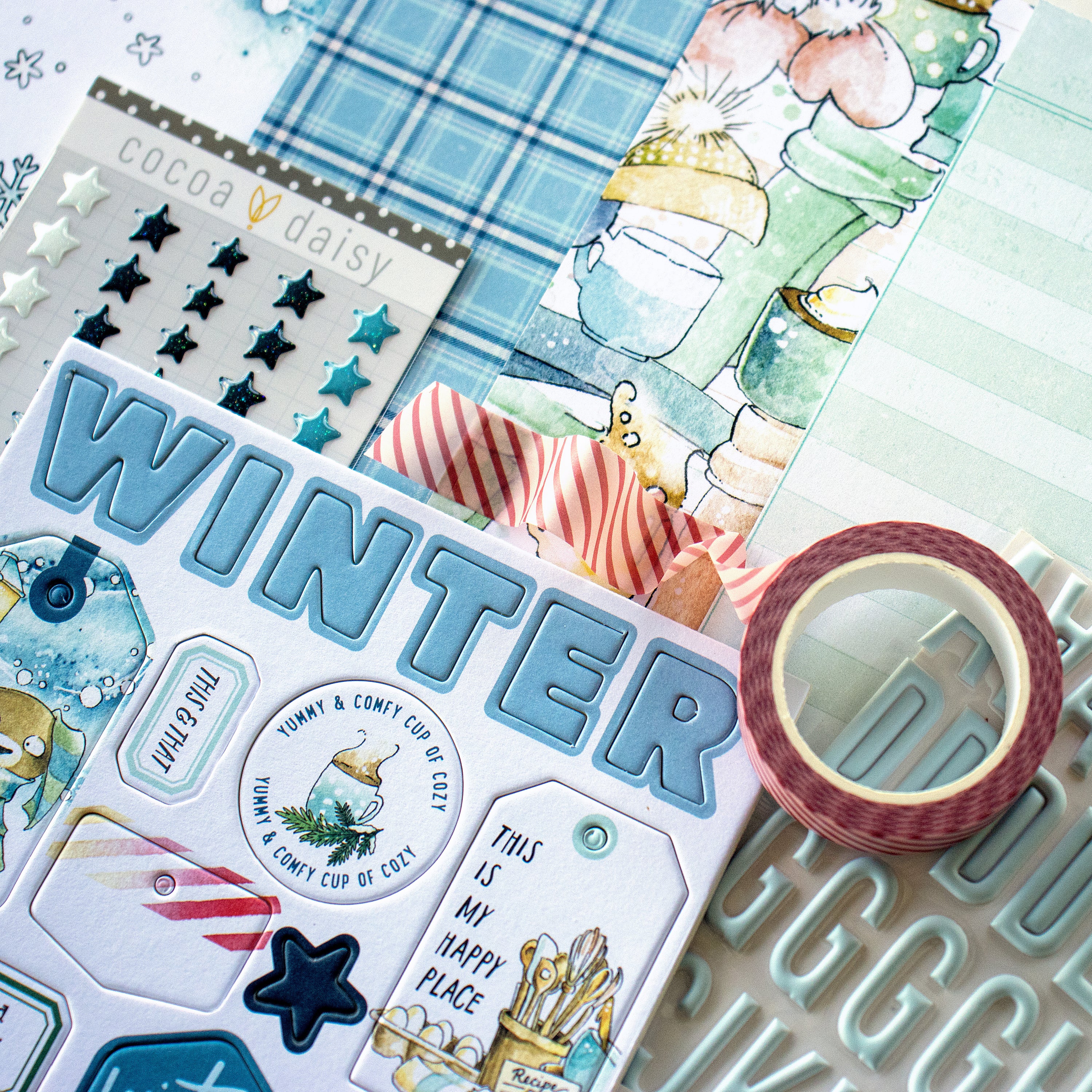 Snow Day Society Scrapbooking Kit - No Add Ons - December 2025