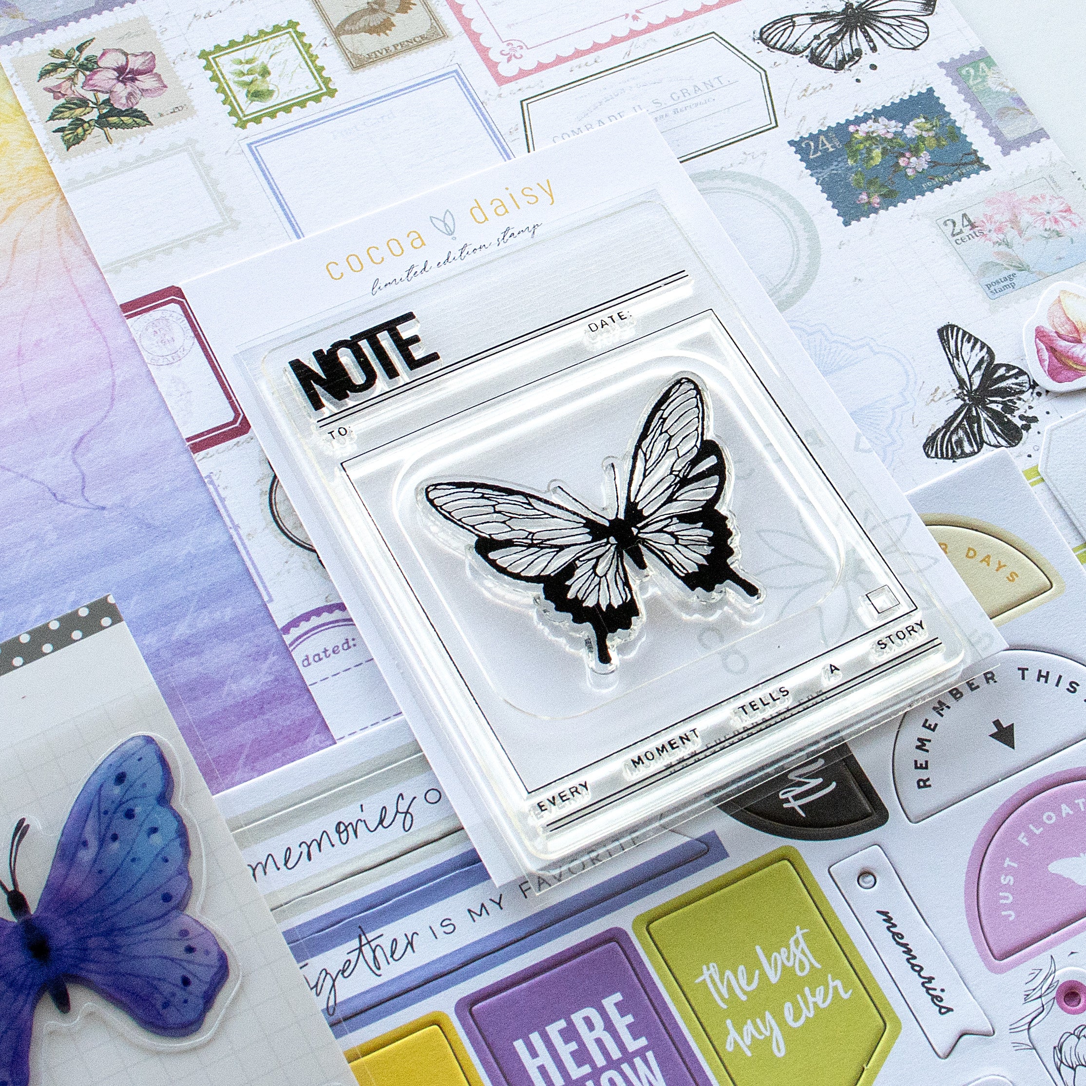 Flutterby Scrapbooking Kit - No Add Ons - August 2025