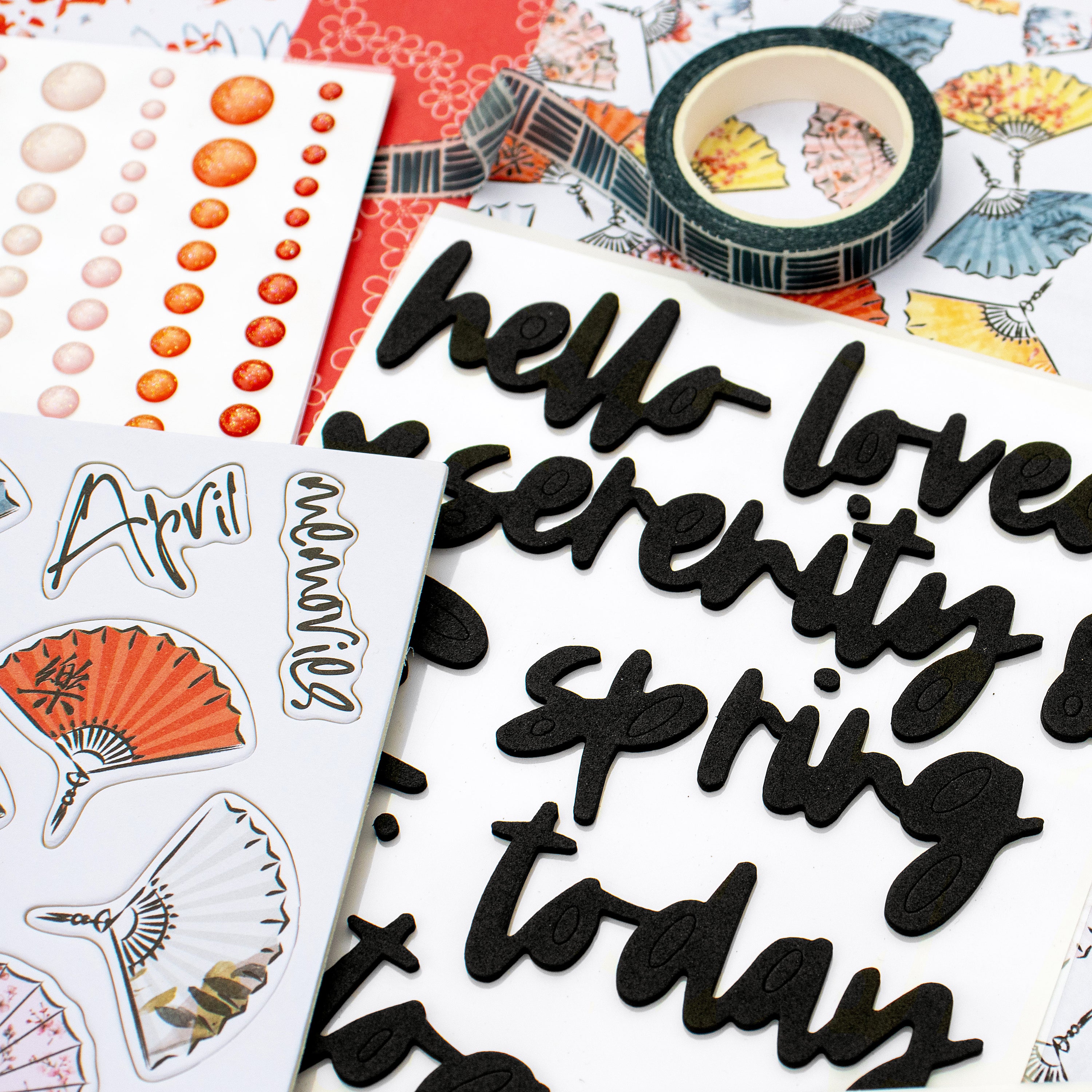 Serenity Scrapbooking Kit - Choose Your Add On - April 2025