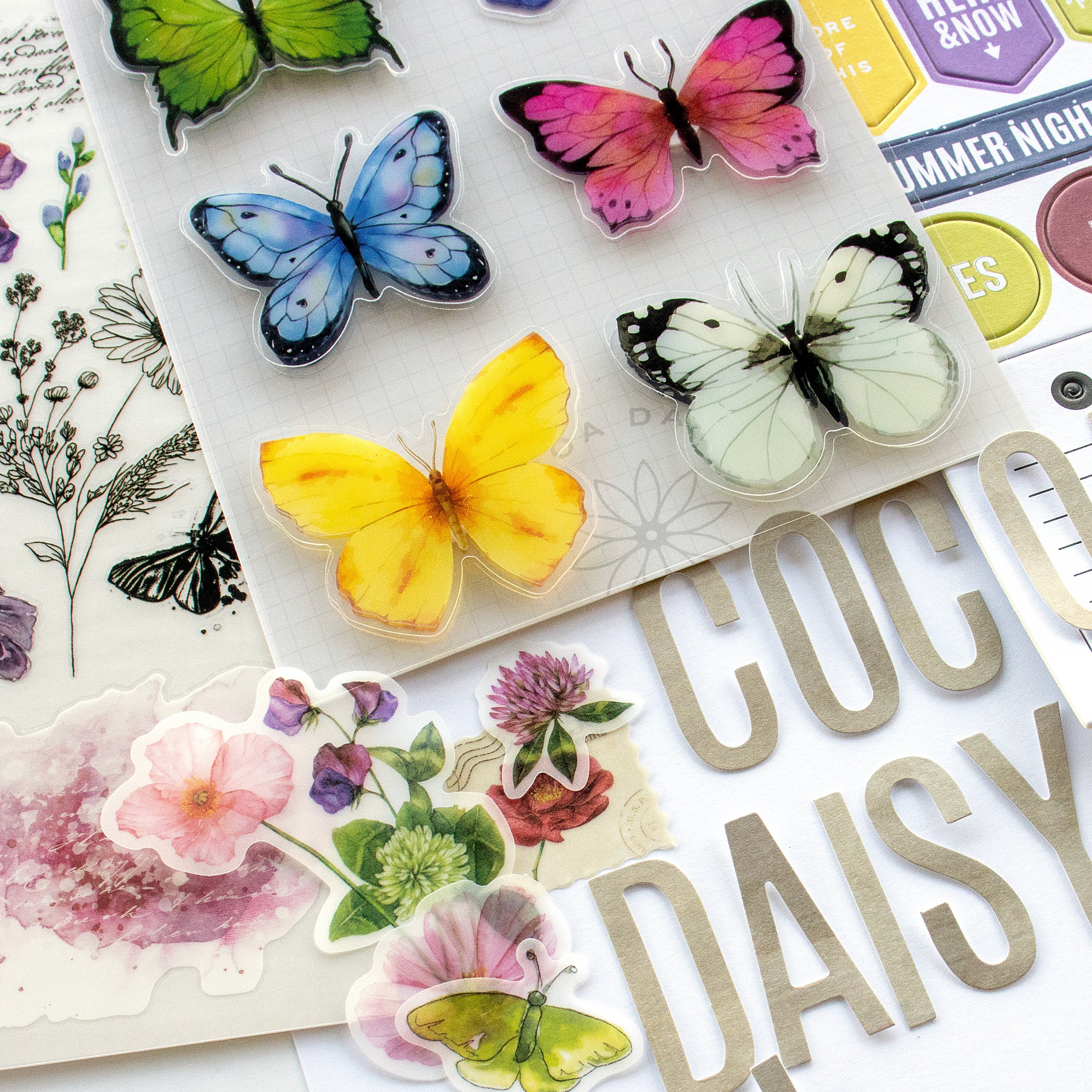 Flutterby Scrapbooking Kit - Choose Your Add On - August 2025