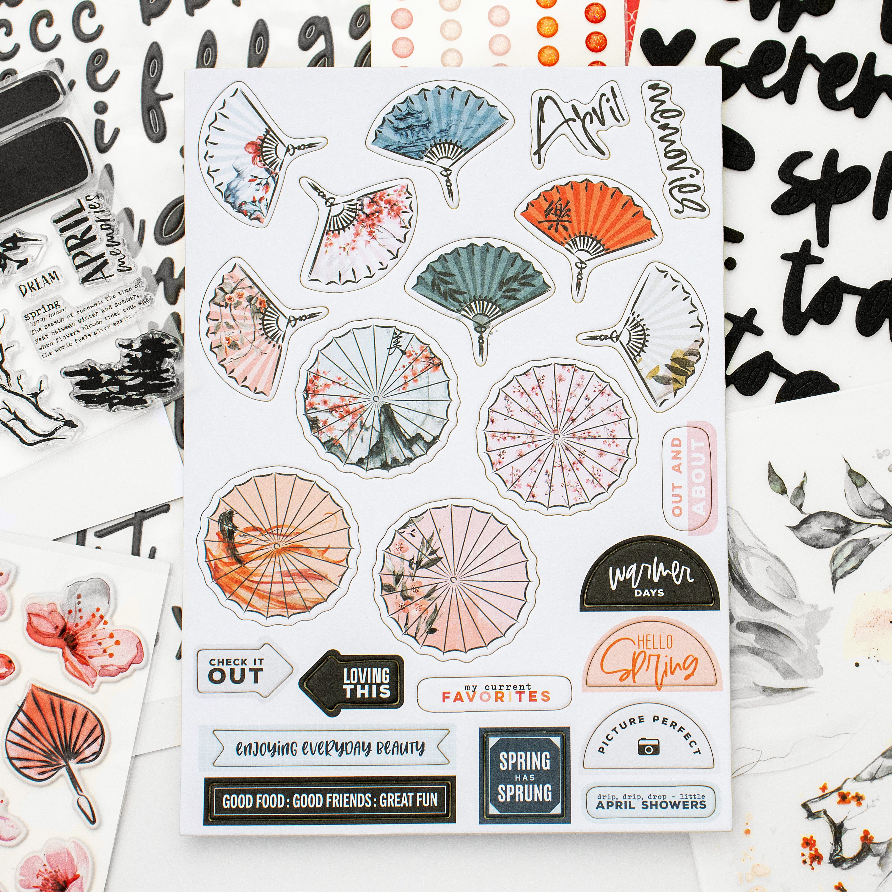 Serenity Scrapbooking Kit - Choose Your Add On - April 2025